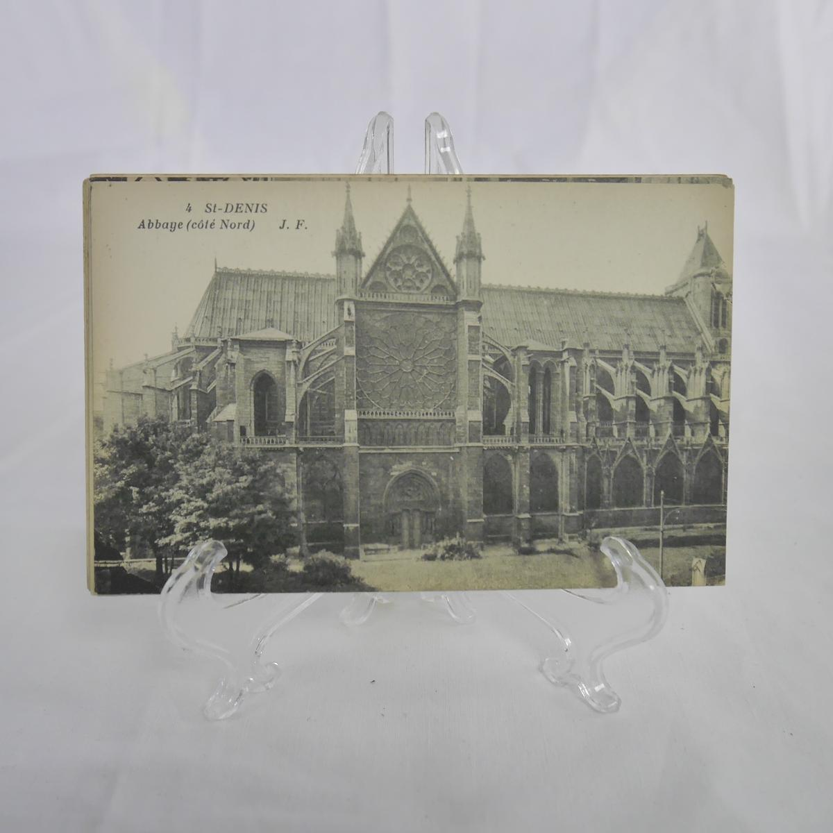 Lot de 30 cartes postales Basilique de Saint Denis (non voyage)  État correct -  reconditionné disponible sur Label Emmaüs