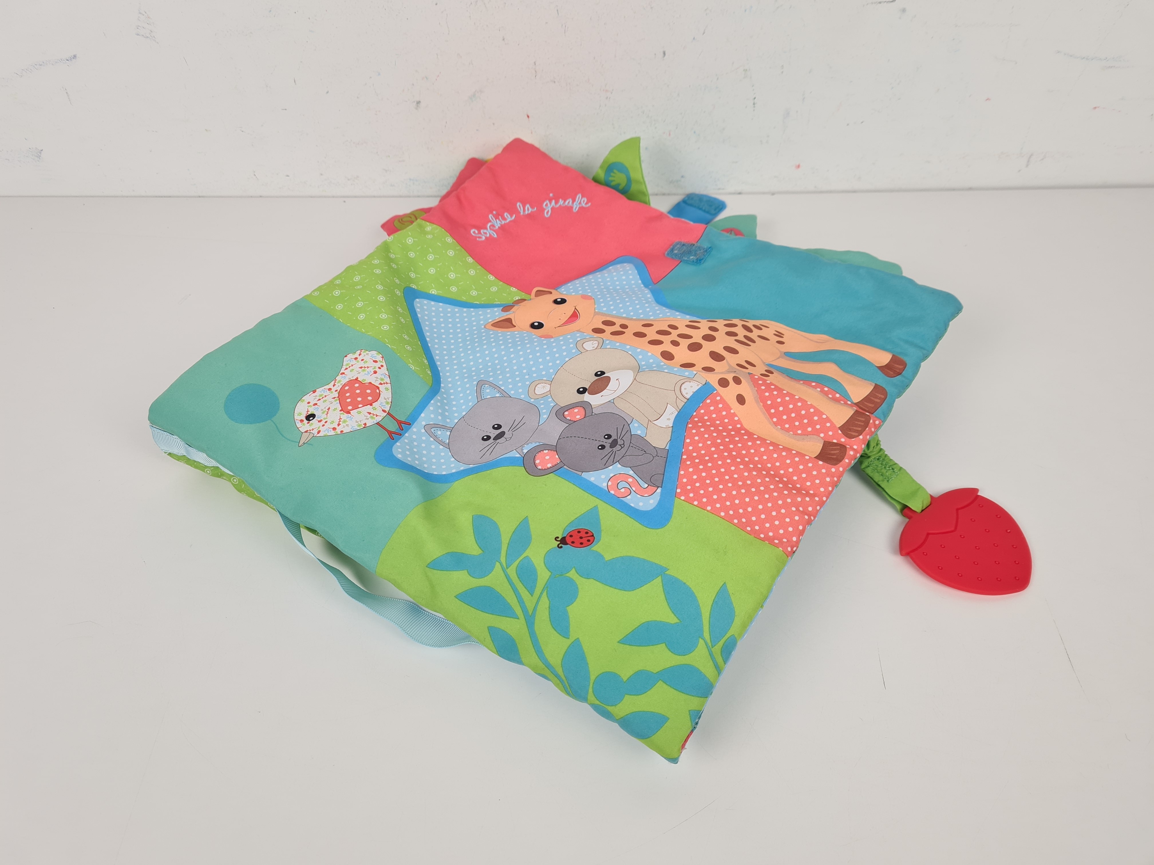 Livre en tissu - Pouet - Sophie la girafe - Vulli - 0/3 ans - Photo 2