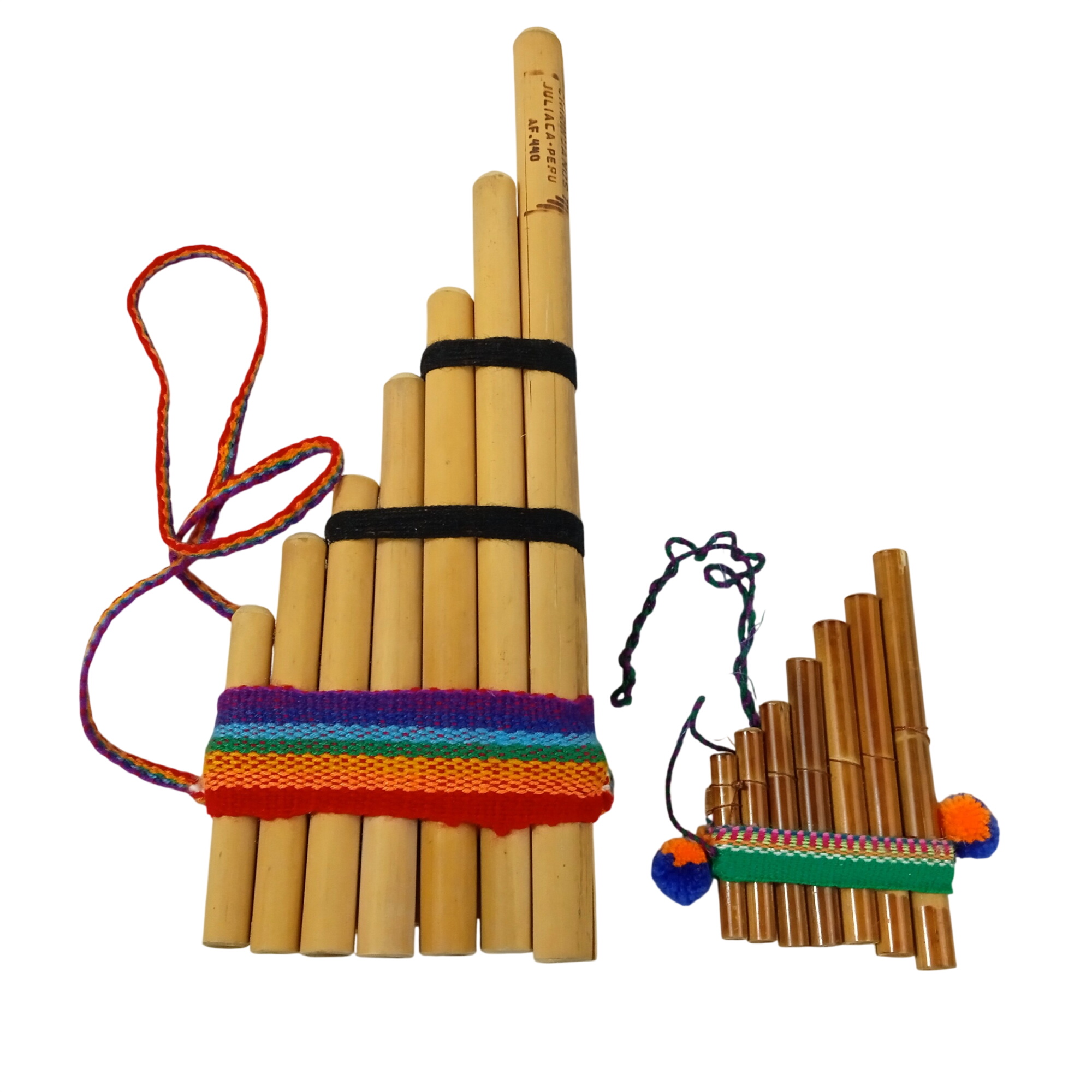 Flûtes de Pan PERU en bambou Bon état -  reconditionné disponible sur Label Emmaüs