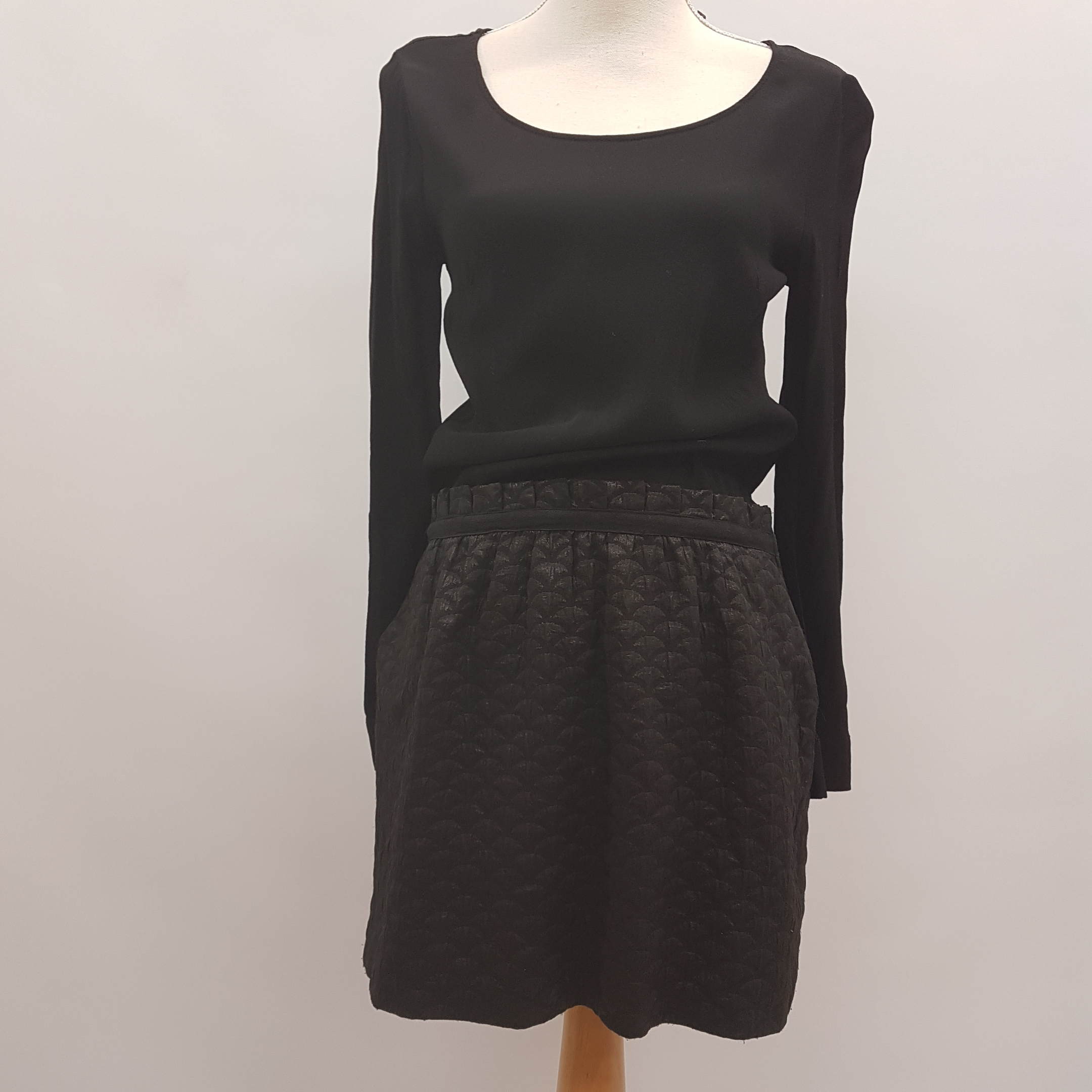 Robe de ftes avec base gaufre - Taille 38 - naf naf - Modalova