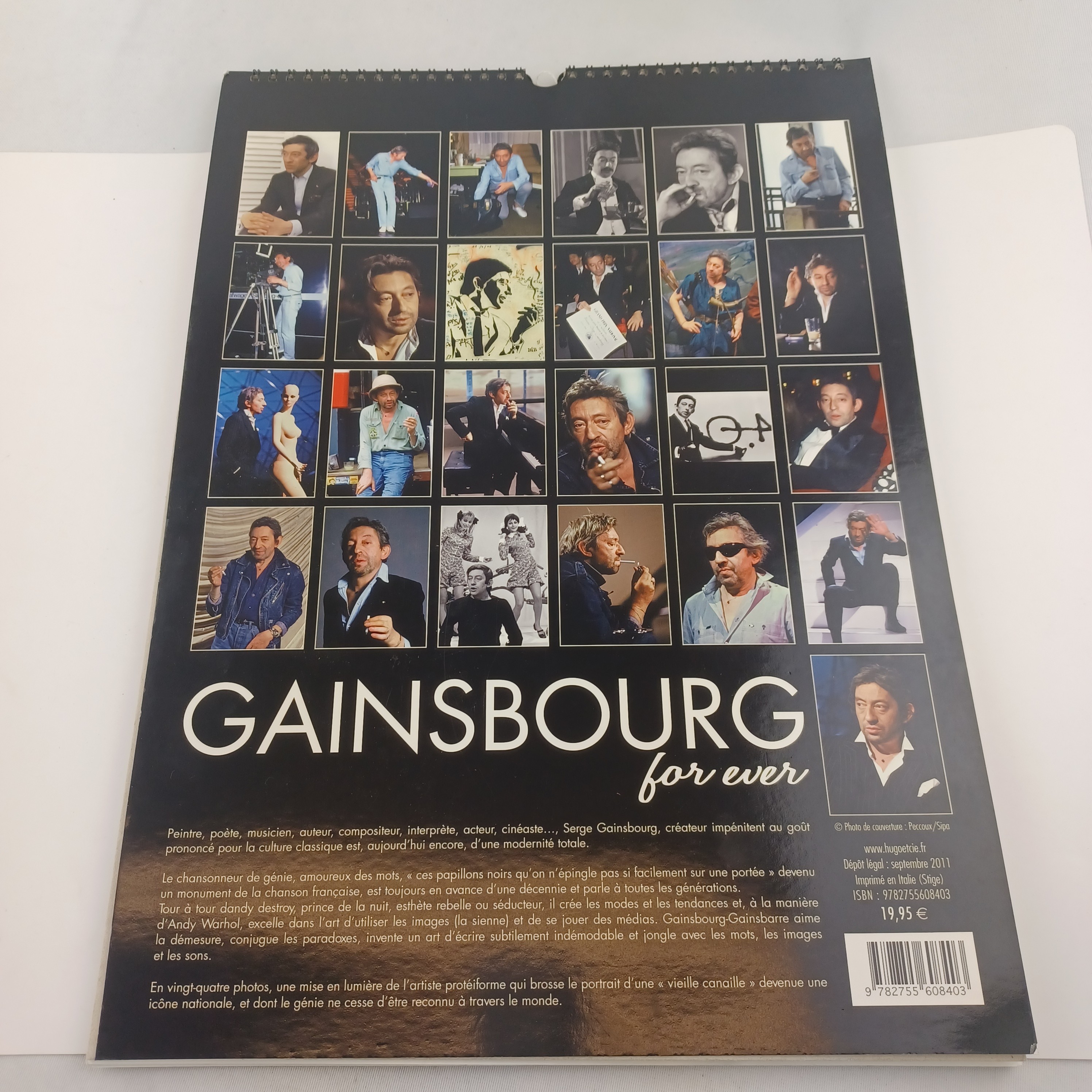 Calendrier de Gainsbourg forever de 2012 Très bon état - Vue 6 - 