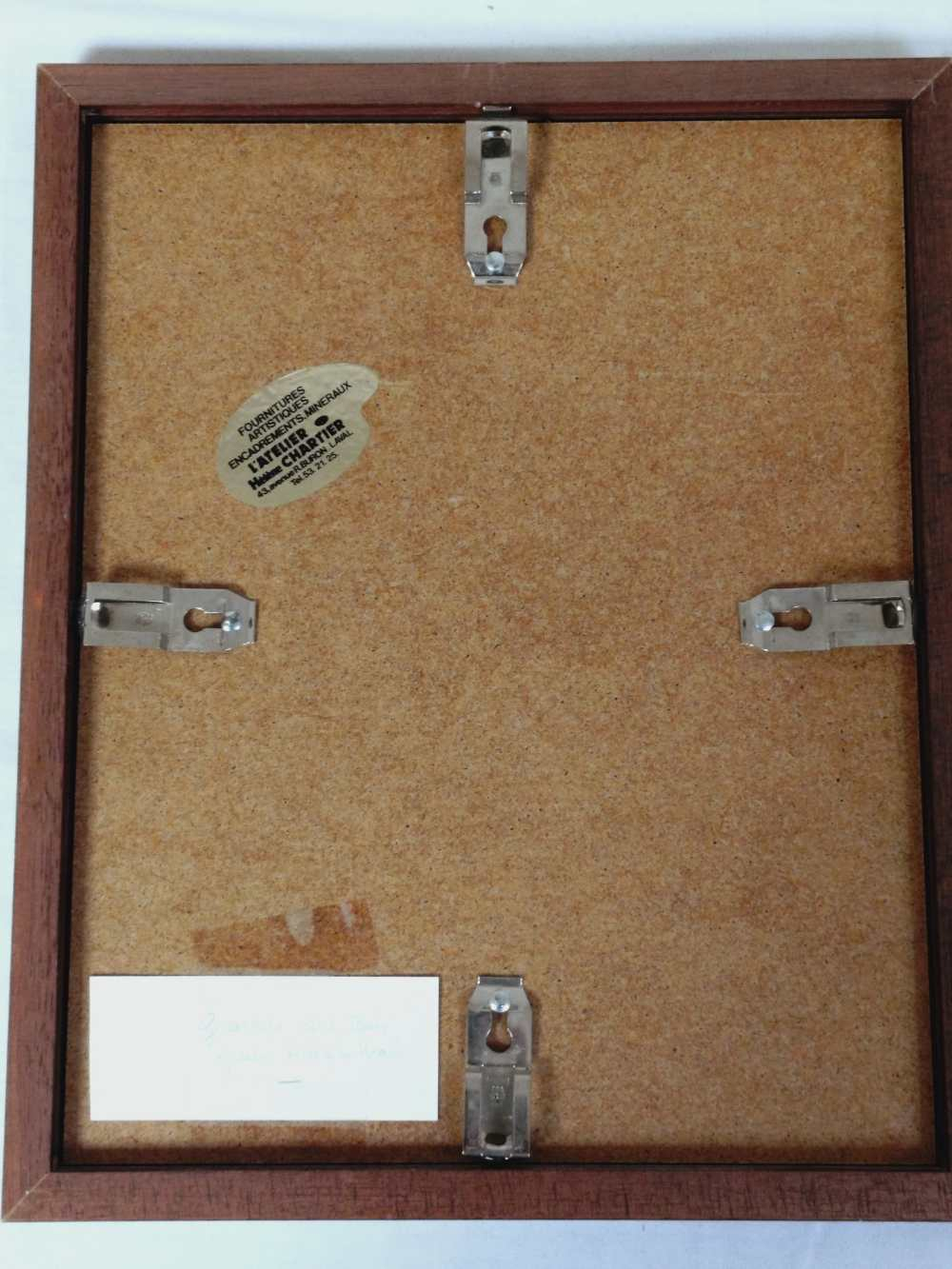 Gravure tirée à la main, signé par l'artiste B.Marcou, 44 ème tirage sur 150, Laval 1984. - Photo 5