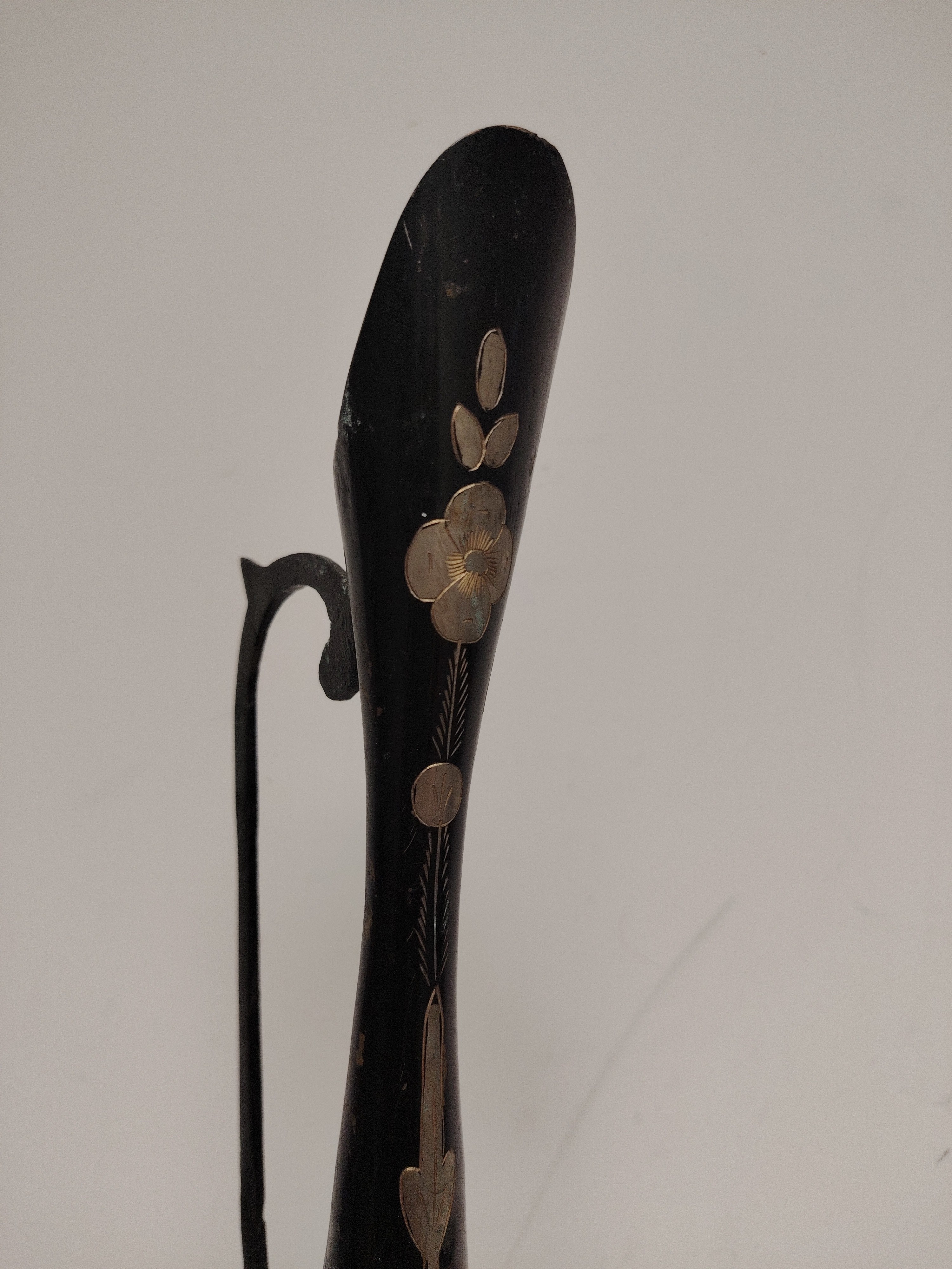 Vase soliflore en laiton vintage - Photo 3