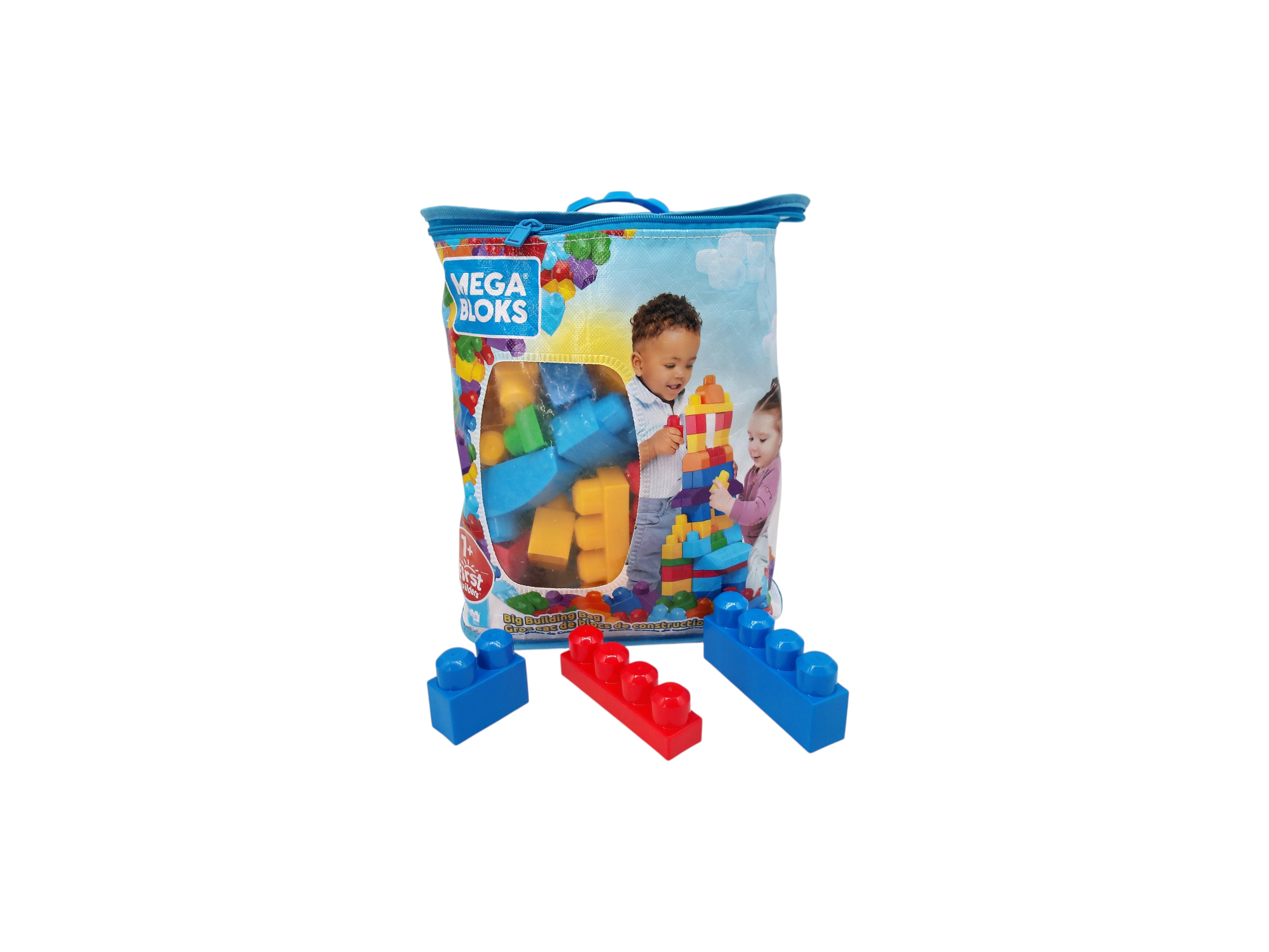 Mega Bloks - Sac medium 60 briques  Très bon état - Vue 3 - 