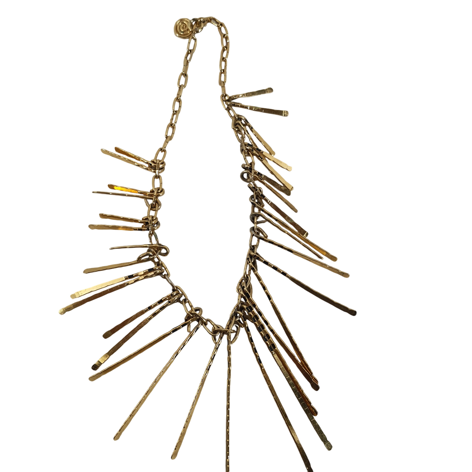 Collier en métal, style M. Buffet  -  reconditionné disponible sur Label Emmaüs