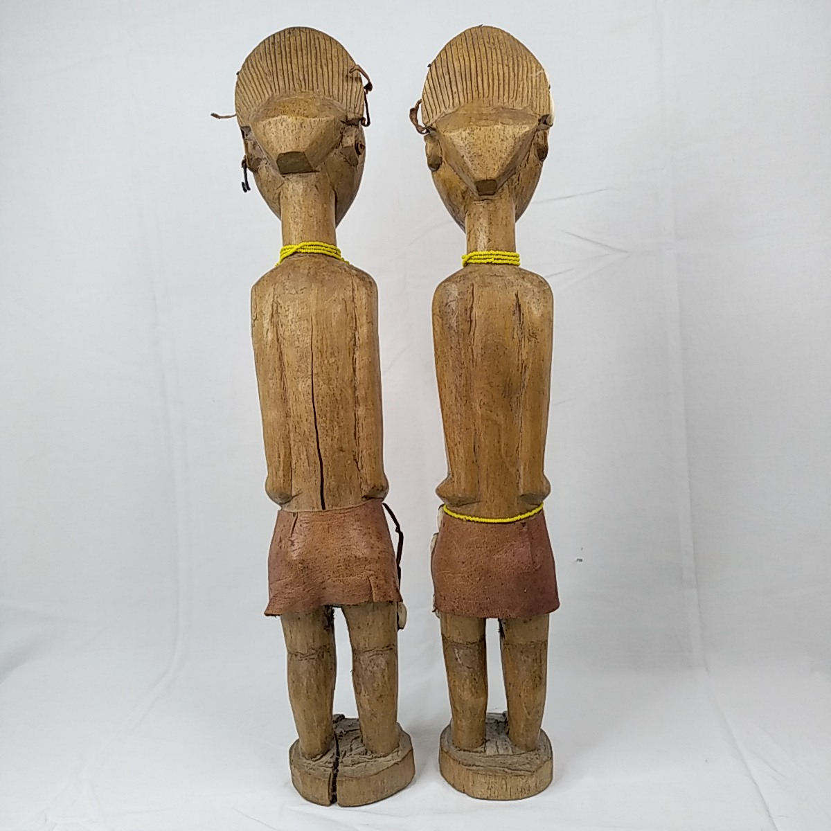 Couple de statues Art Africain - Photo 1