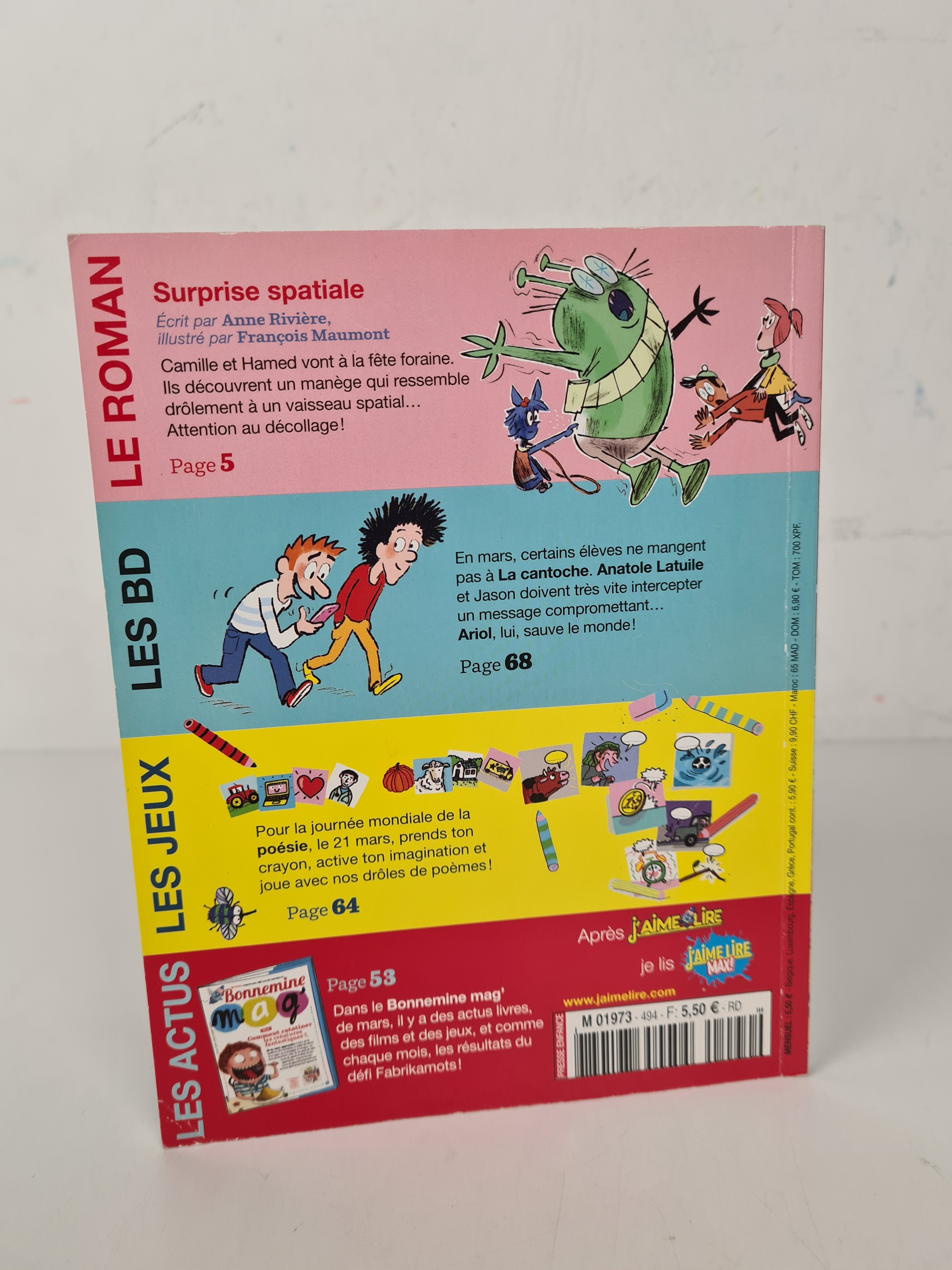 Livre d'enfant - J'aime lire Surprise spatiale N°494 - bayard - 7/10 ans - Photo 2