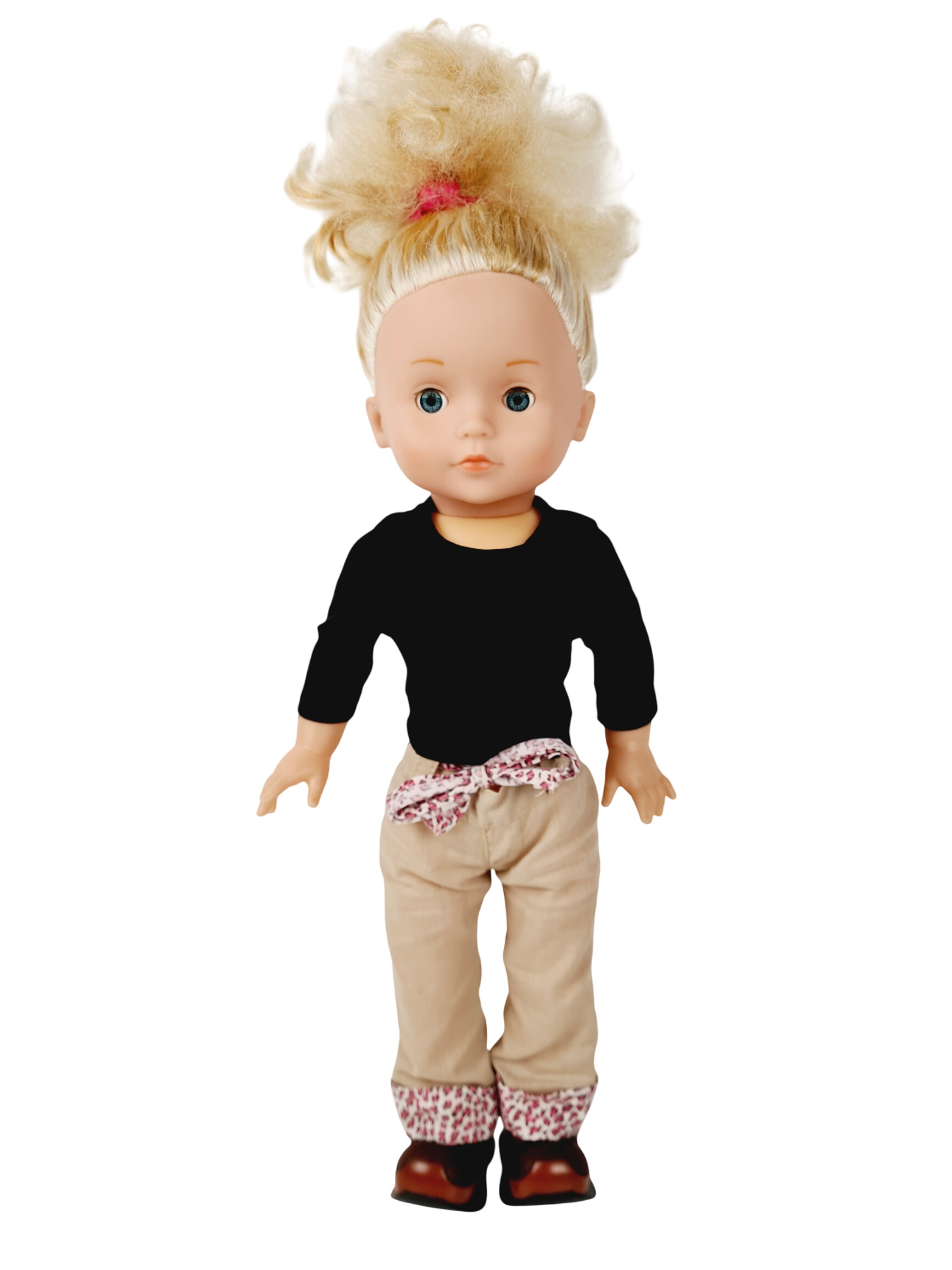 Poupée - Poupée blonde aux yeux bleus - 48 cm - Photo 0