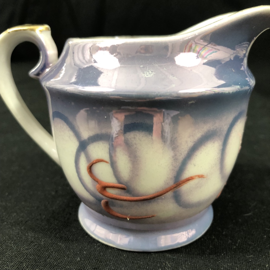 Service à thé en porcelaine fine du japon avec Geisha girl au fond de la tasse - Bon état - Photo 2