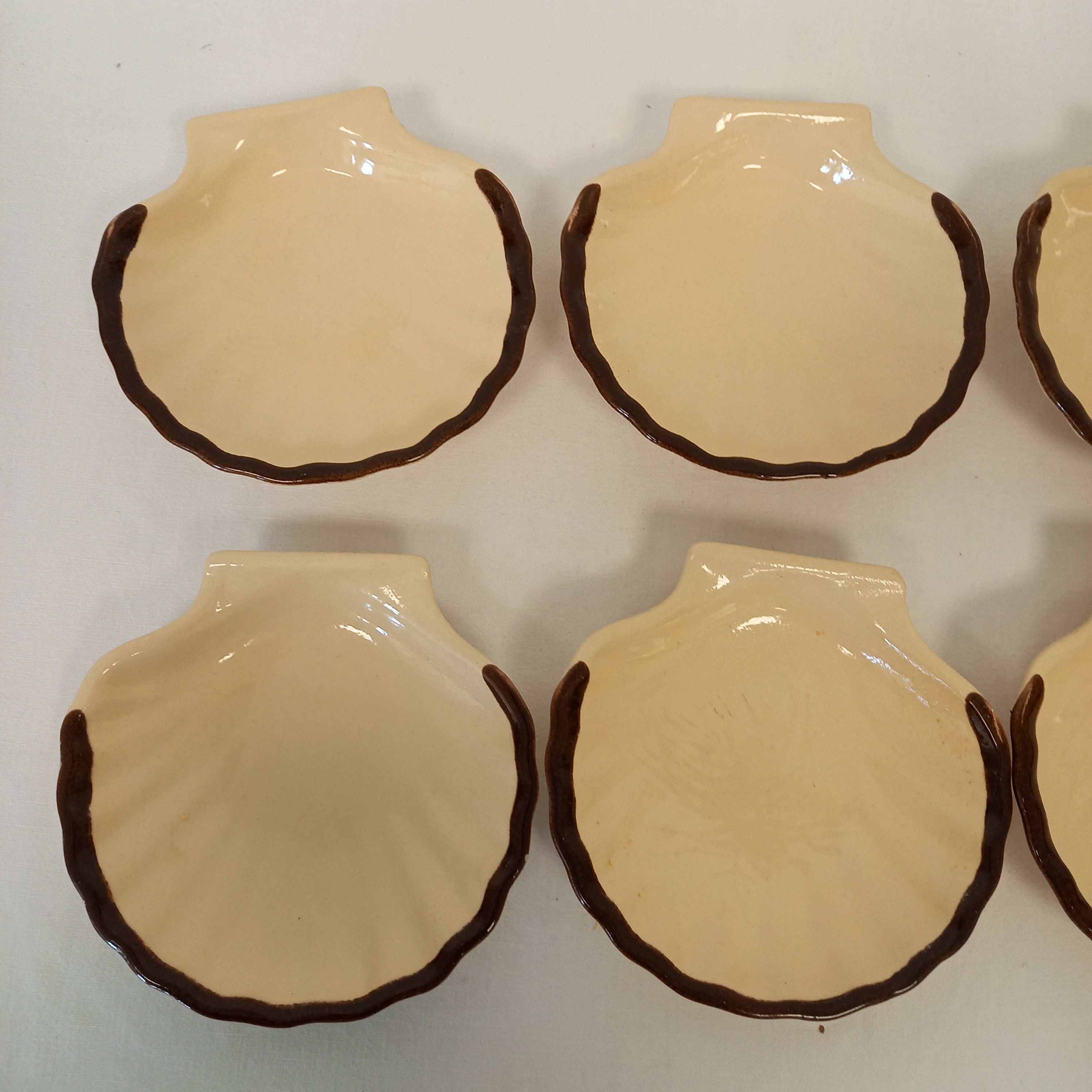 Lot 6 coquille St Jacques gratin coquillage Emile Henry - Bon état - Photo 2