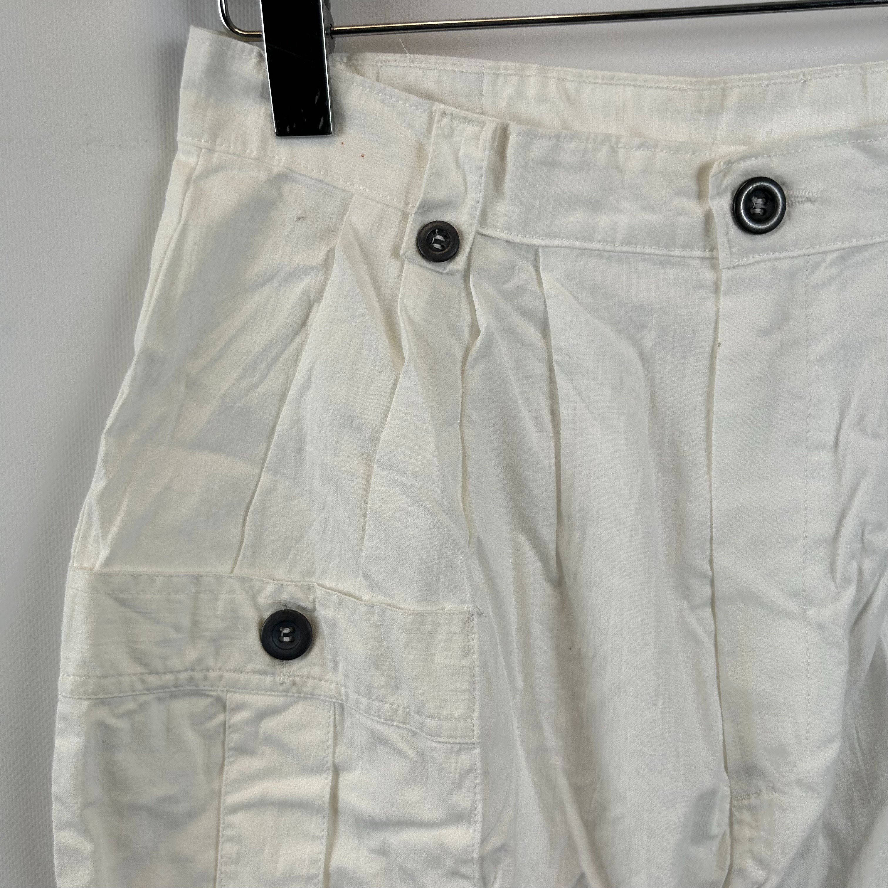 Benson - Pantalon blanc 100% coton - Taille 38 (estimé) - Photo 1