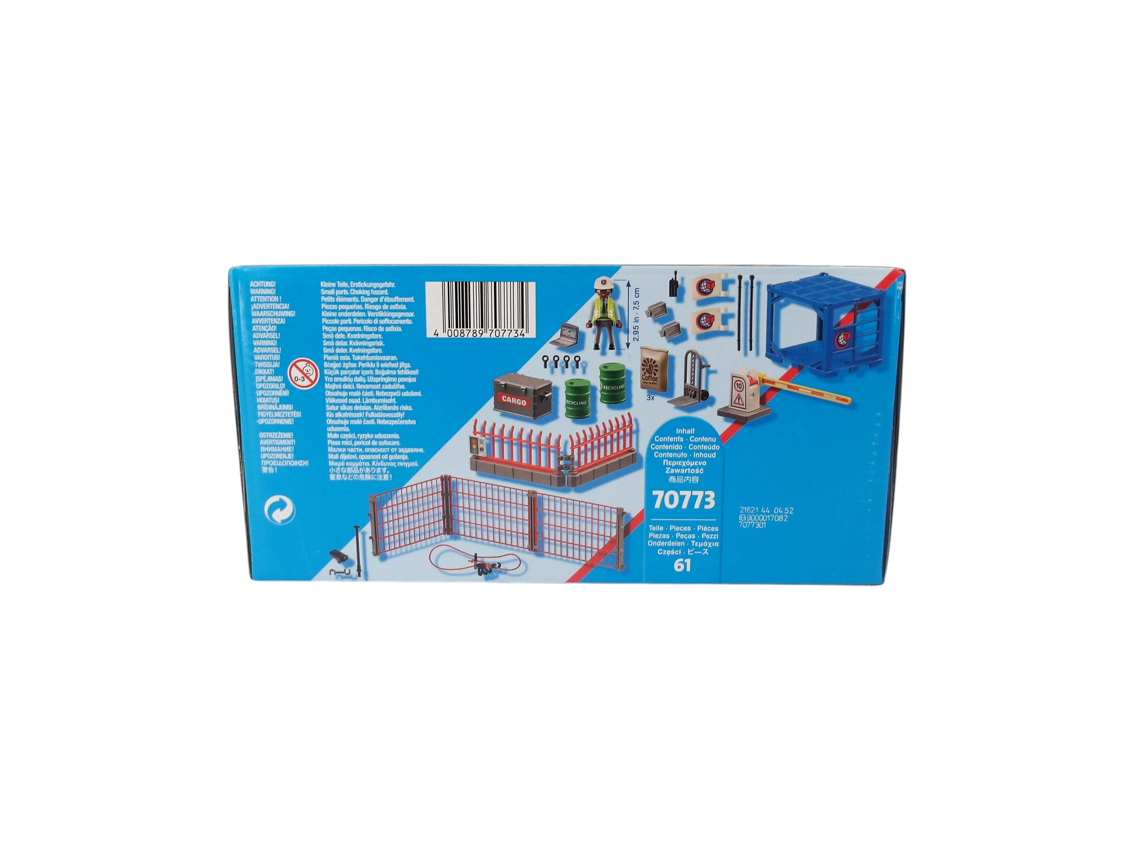Playmobil City Action - Espace de stockage - Set 70773  - Vue 3 - 