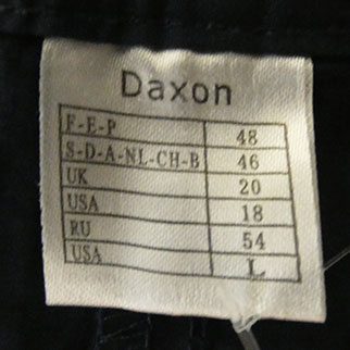 Pantacourt bleu foncé - femme - Daxon - taille 48 - Photo 4