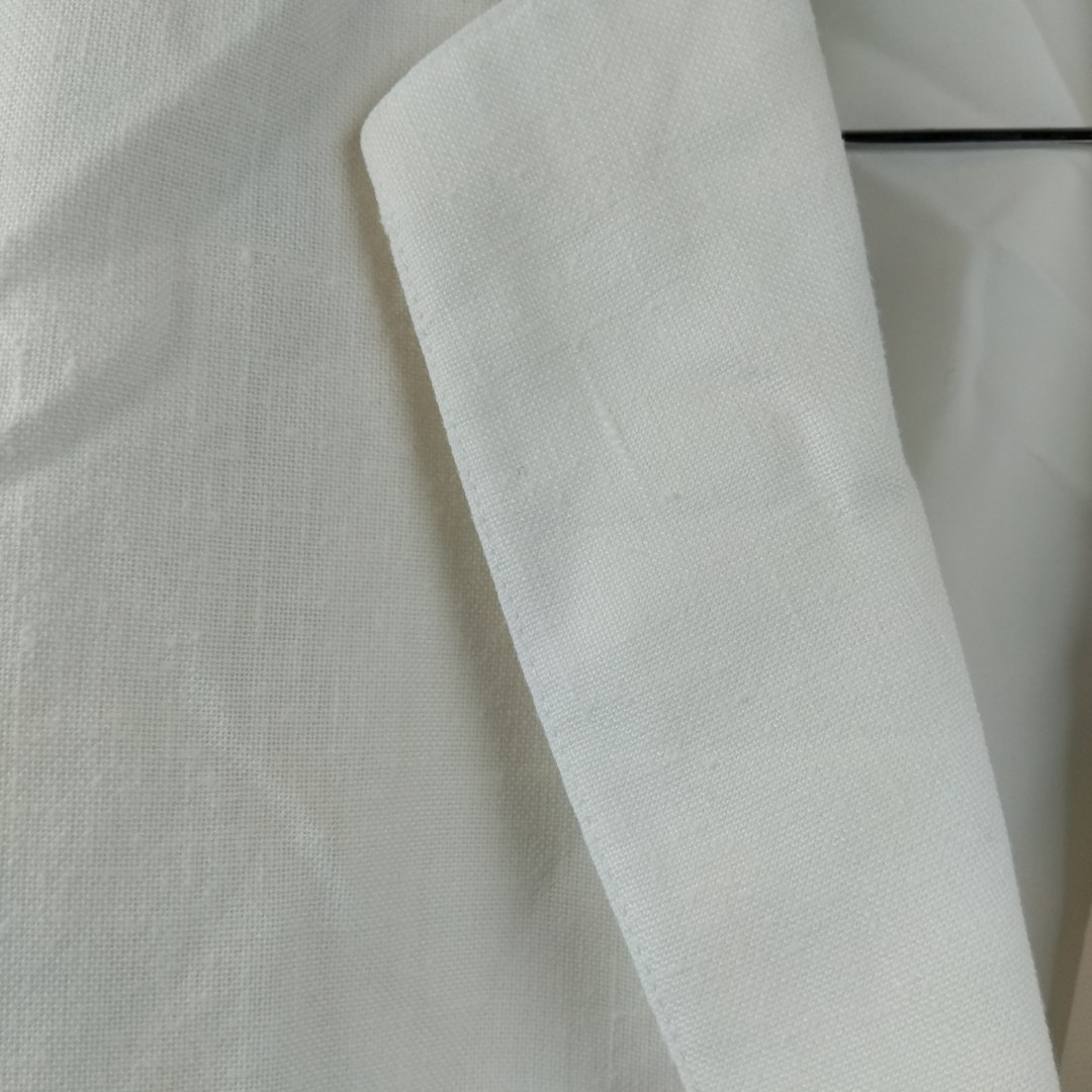 Jean Bailly - Veste blanche en polyester - Taille 48 (estimé) - Photo 1