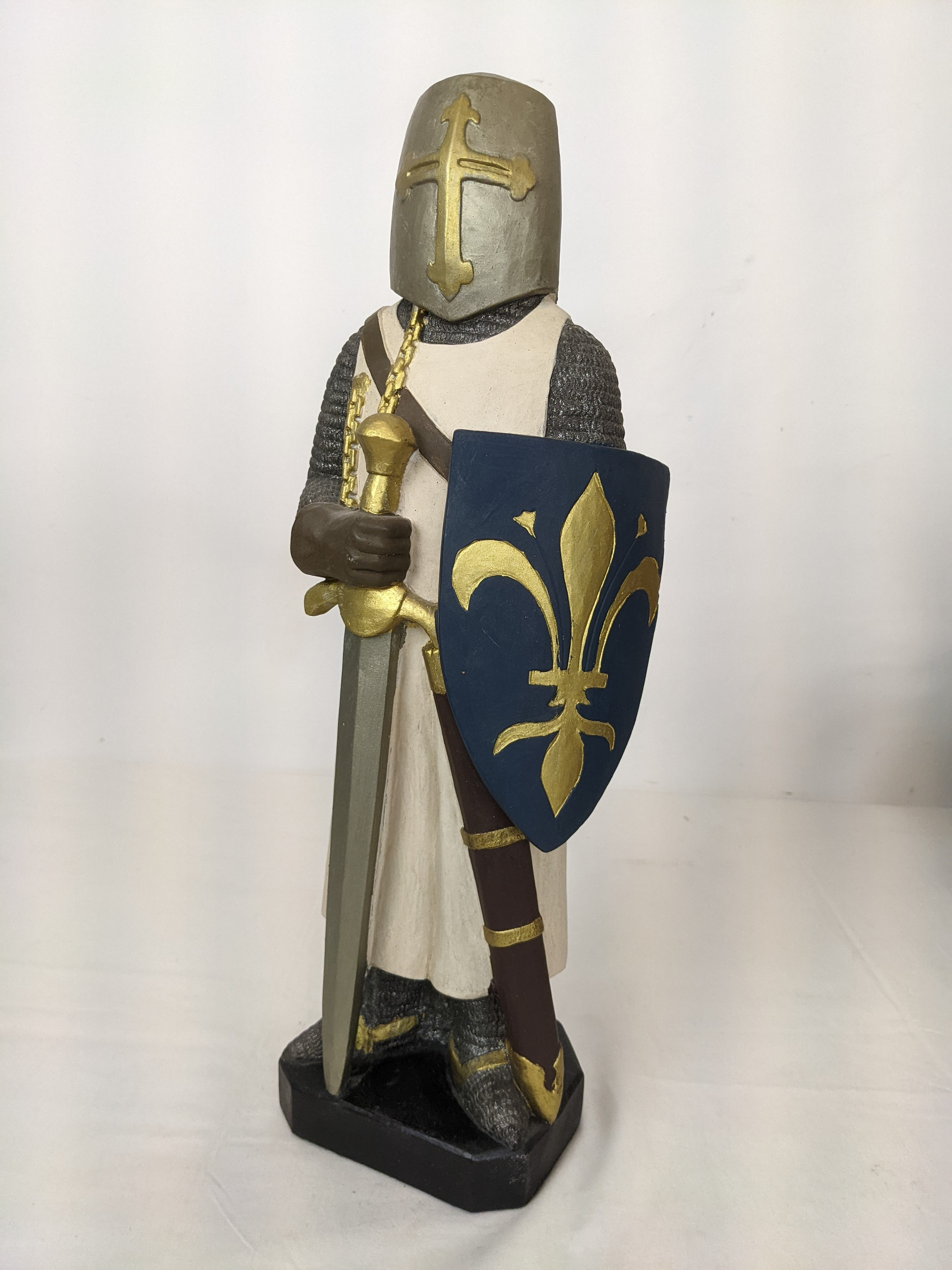 Statue Chevalier Cathare - terres- Celtiques  Comme neuf - Vue 8 - 