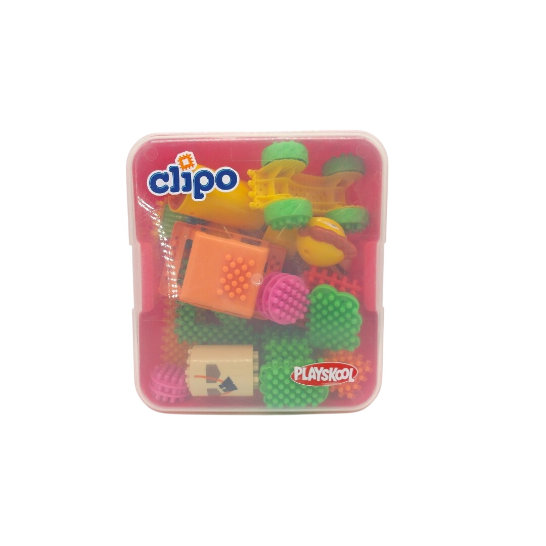 Boîte blocs de construction - Clipo - x40  Très bon état -  reconditionné disponible sur Label Emmaüs