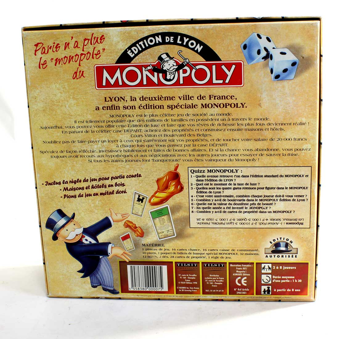 Voir photo 2 de Monopoly Edition de LYON Vintage Monopoly Edition de LYON Vintage Très bon état - Vue 2 -