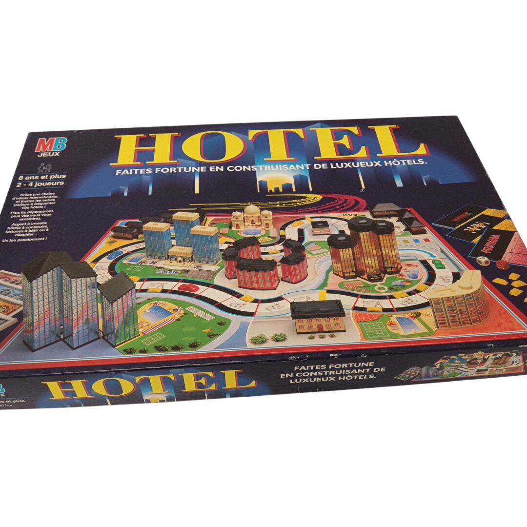 Jeu De Société MB Hotel – Édition 1986 – Complet Et D'occasion