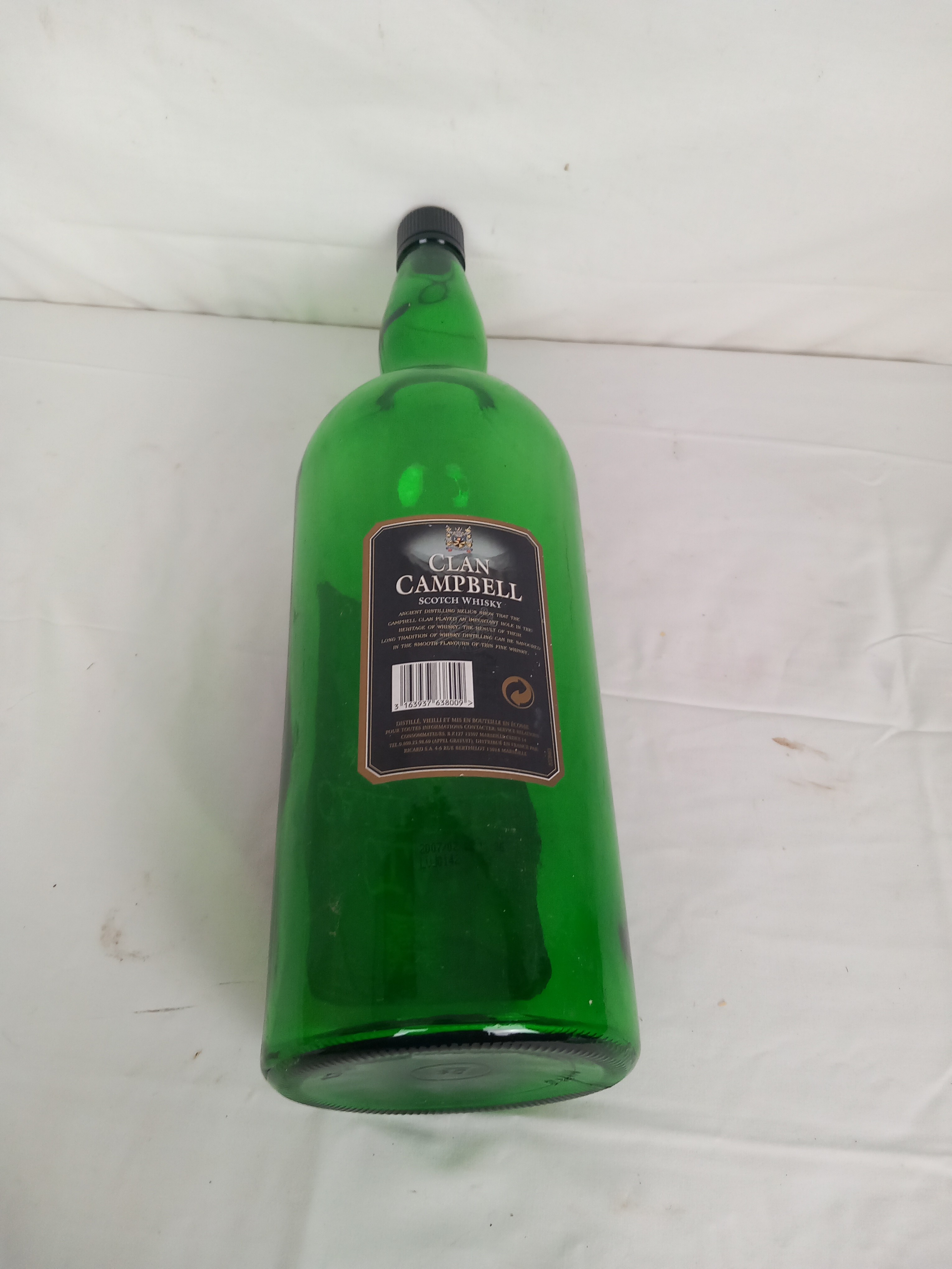 Lot De 2 Bouteilles Clan Campbell Vintage En Verres  Très bon état - Vue 10 - 