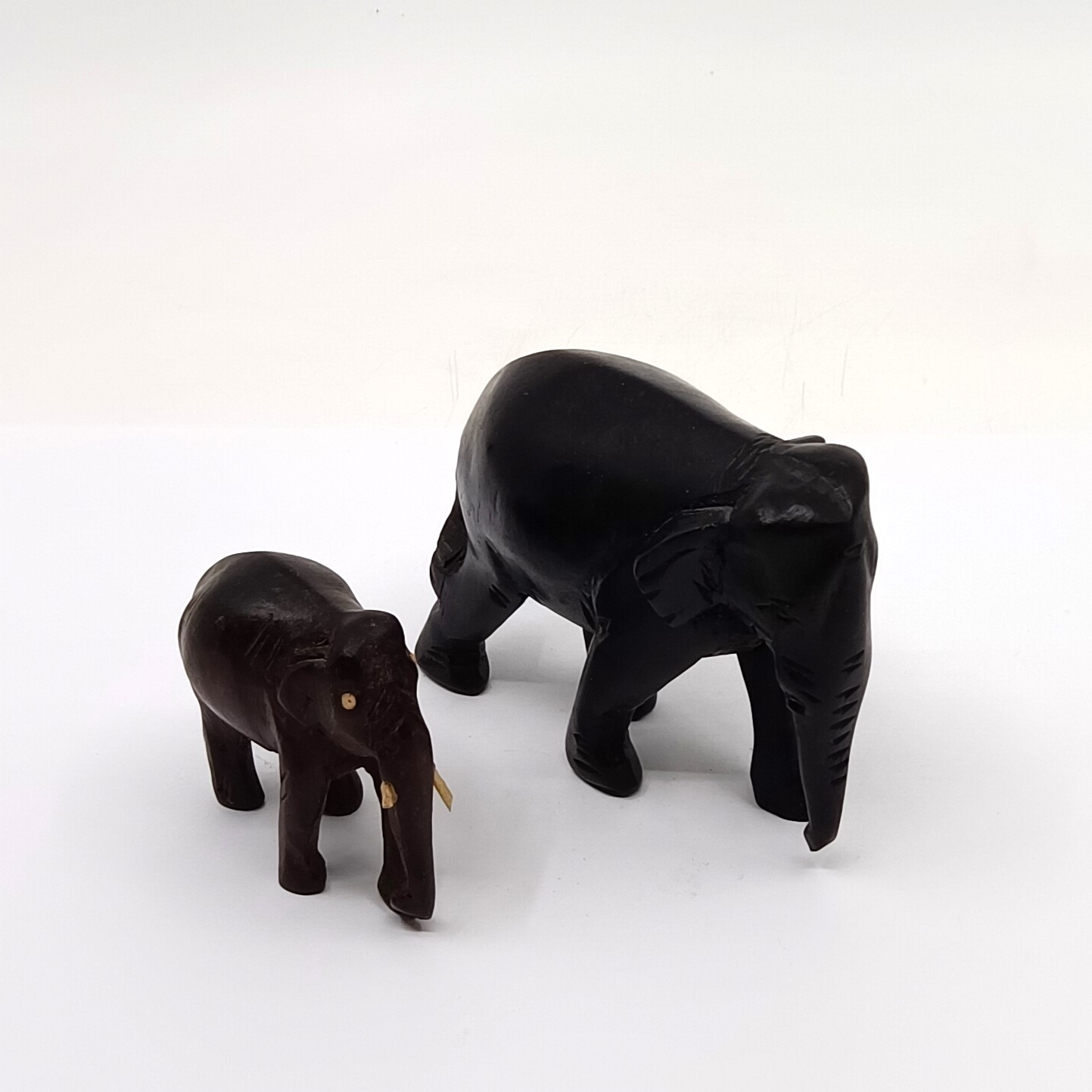 Lot de 2 éléphants - Photo 1