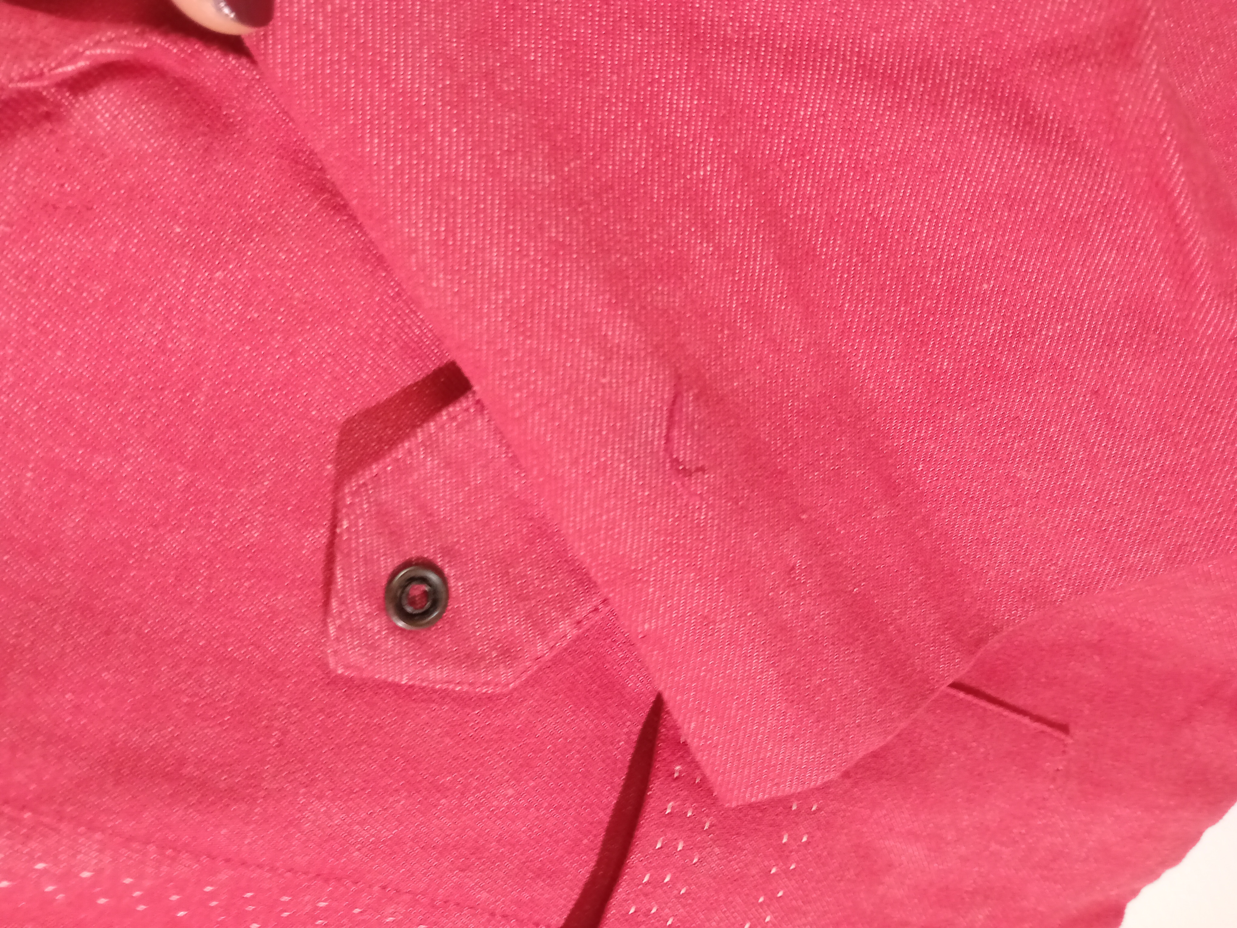 Veste rouge Kenzo jeans en coton et lin M 38 Très bon état - Vue 5 - 