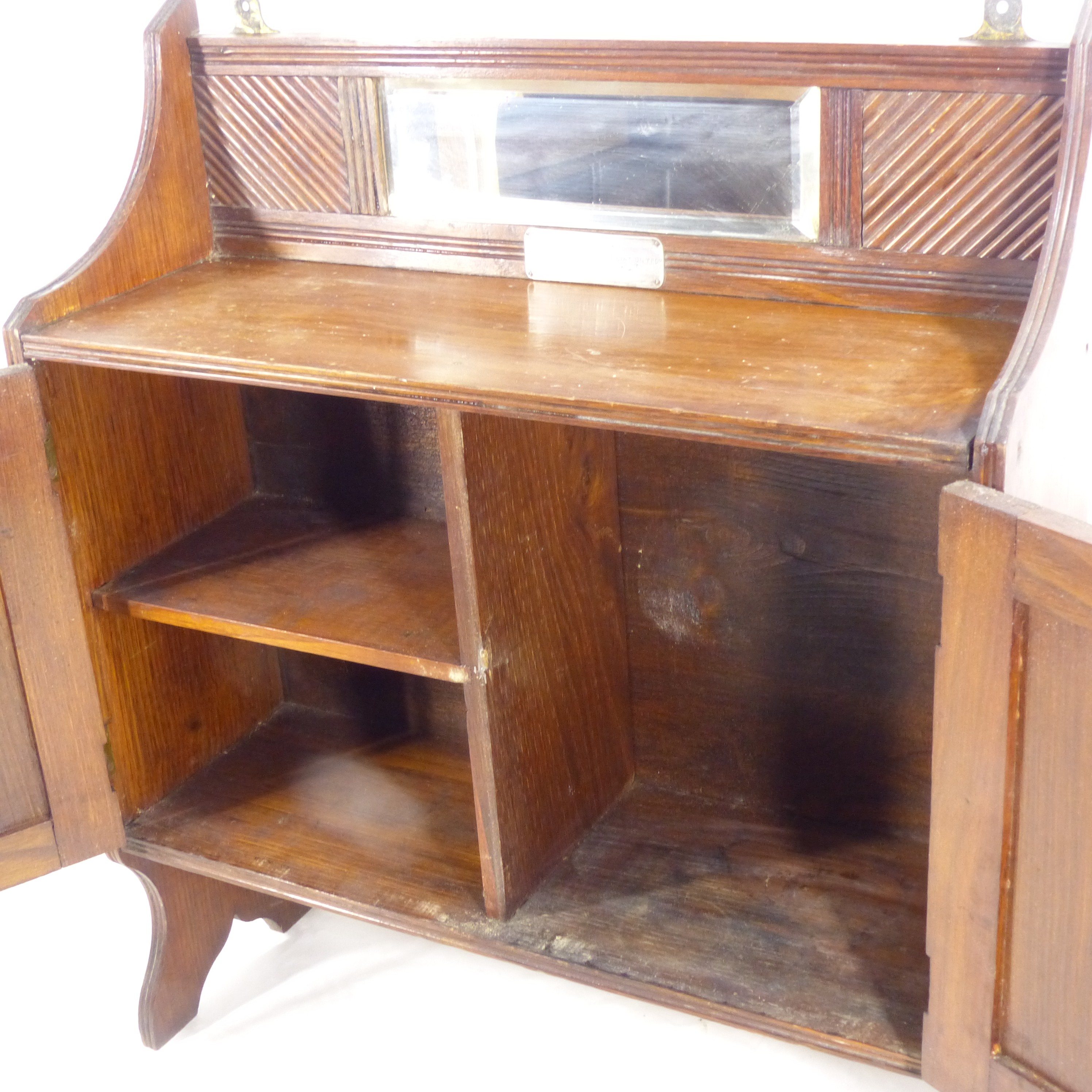 Jeu en bois / Petite armoire de poupée vintage - Signé Will BERT & ALF - Photo 13