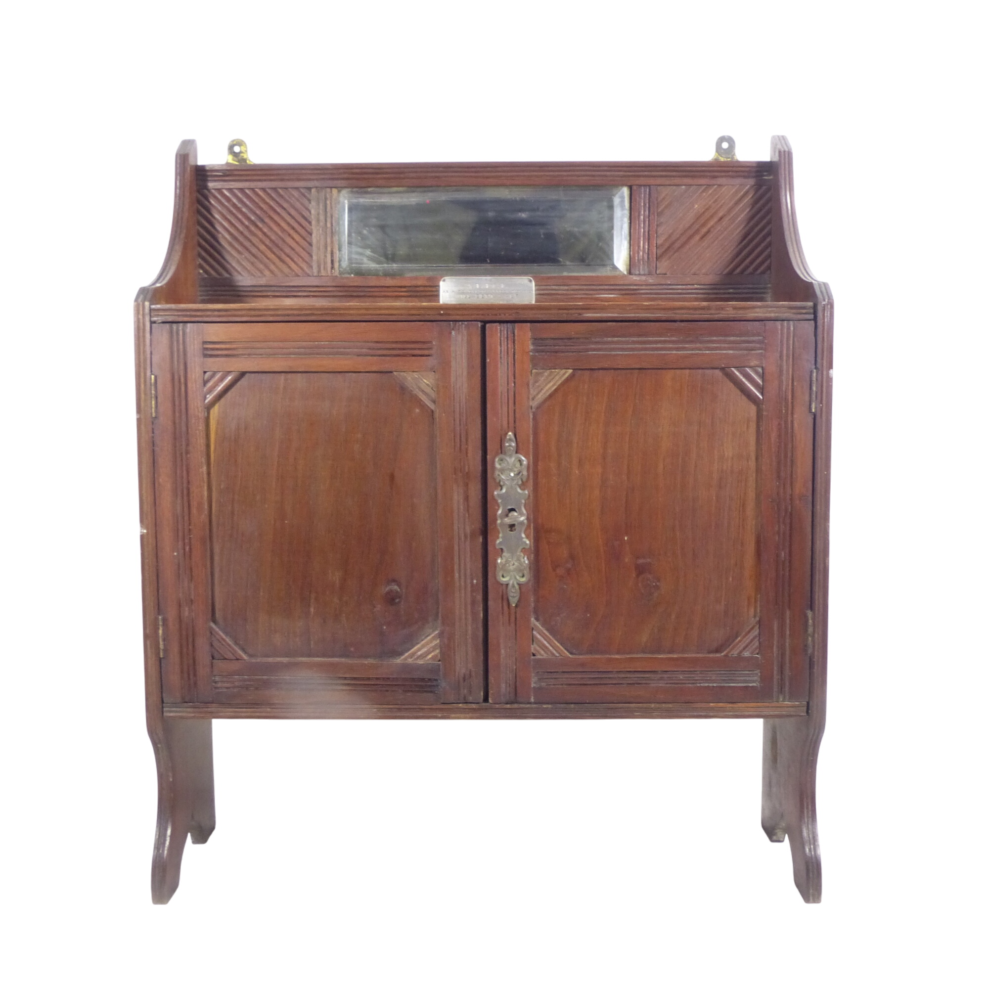 Jeu en bois / Petite armoire de poupée vintage - Signé Will BERT & ALF - Photo 0