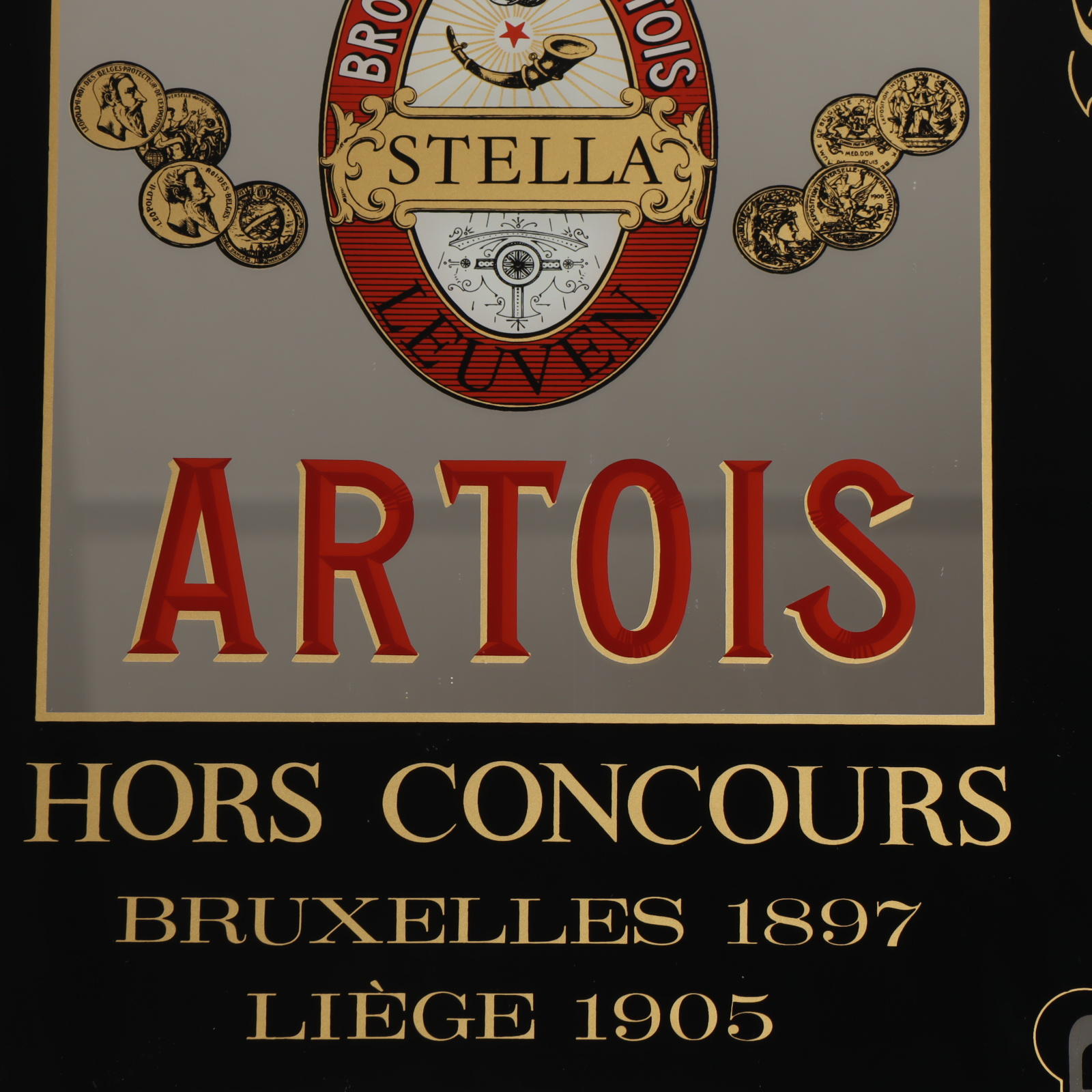 Miroir publicitaire Stella Artois Très bon état - Vue 3 - 