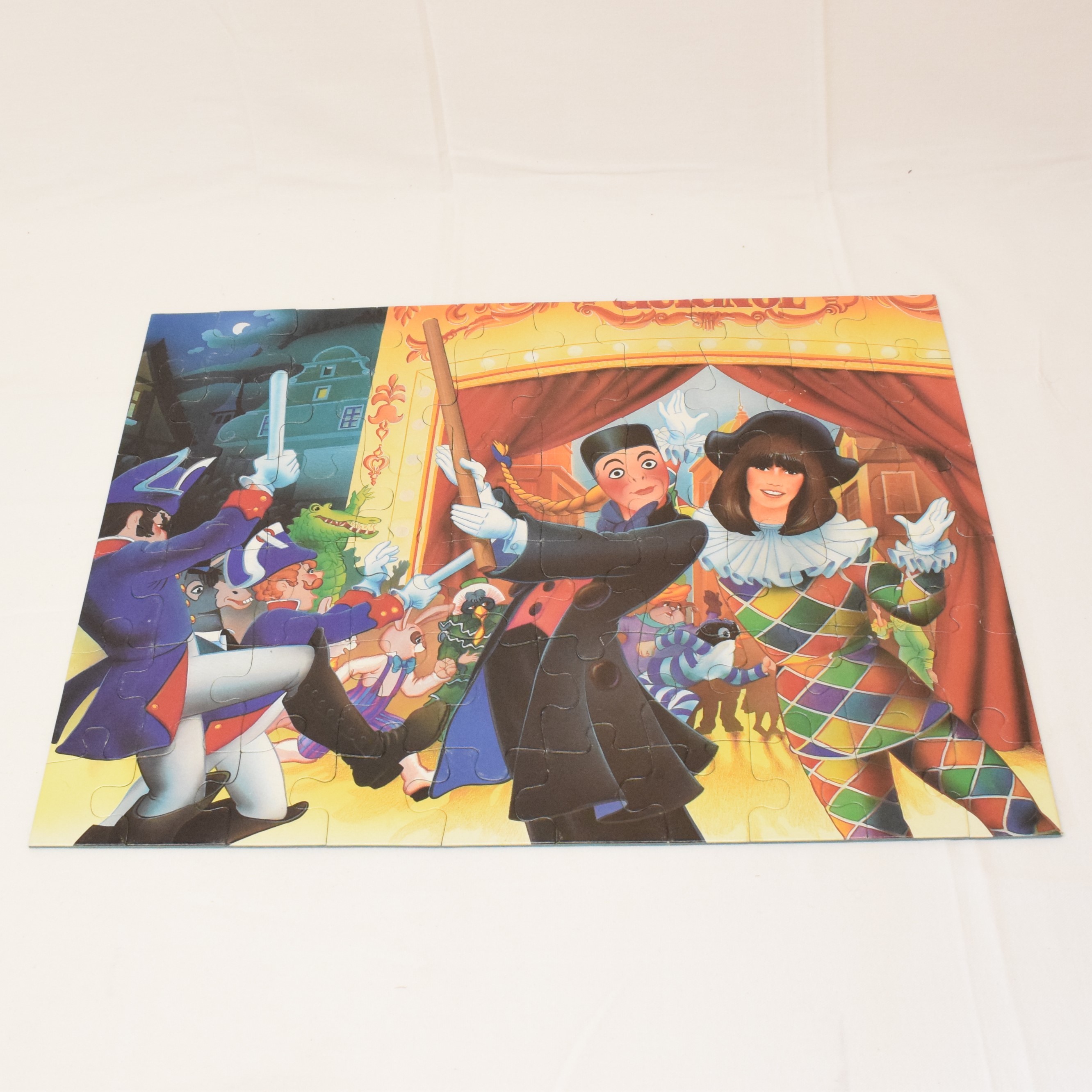 Puzzle 60 pièces Chantal Goya C'est Guignol jeux Nathan 1982 État correct - Vue 3 - 