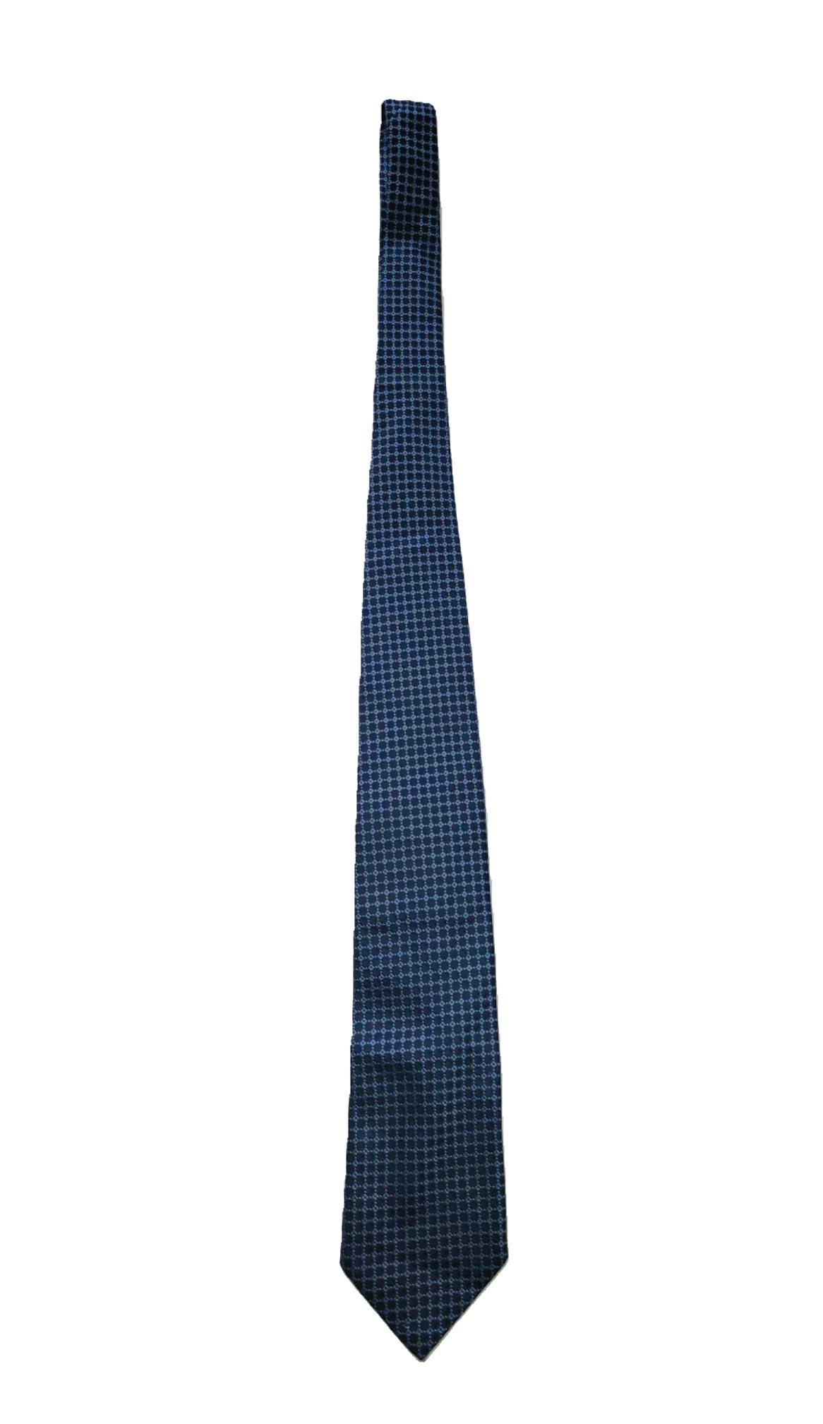 Cravate noire et grise Brentwood 100% soie - Photo 2