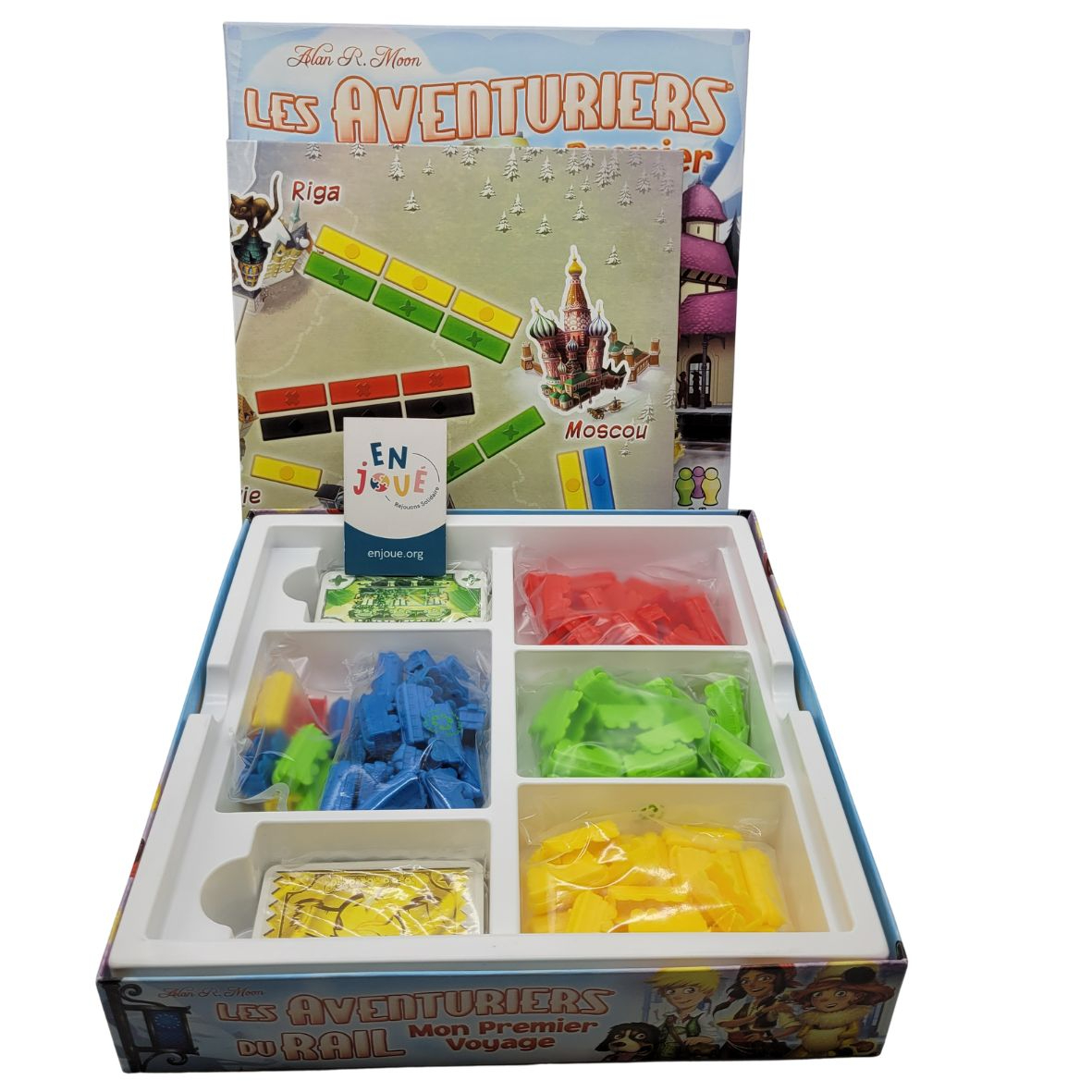 Jeu de société - Les Aventuriers du Rail Europe - Mon Premier Voyage - Days Of Wonder - Dès 6 ans. Bon état - Vue 4 - 