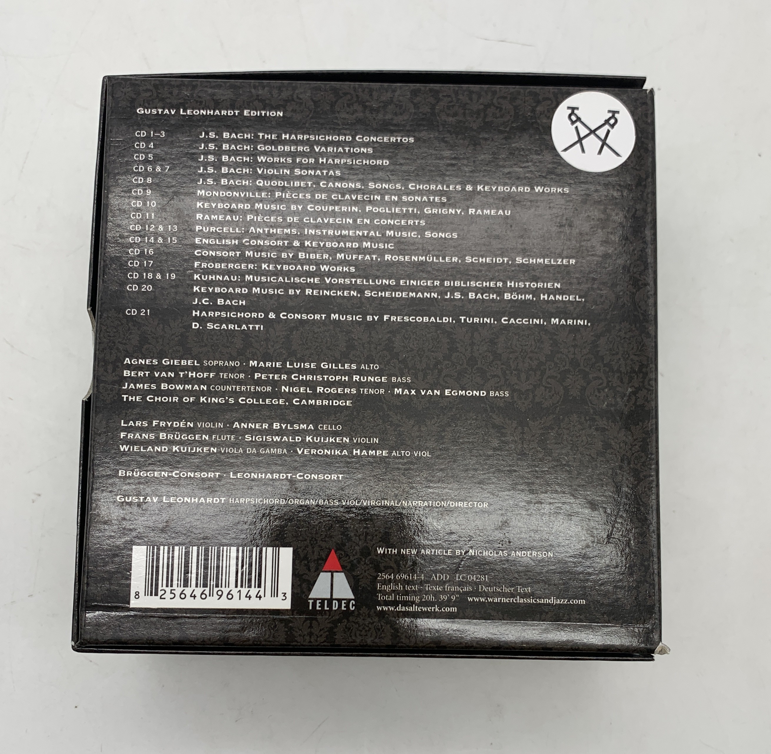 Gustav Léonhardt - coffret cd Très bon état - Vue 2 - 
