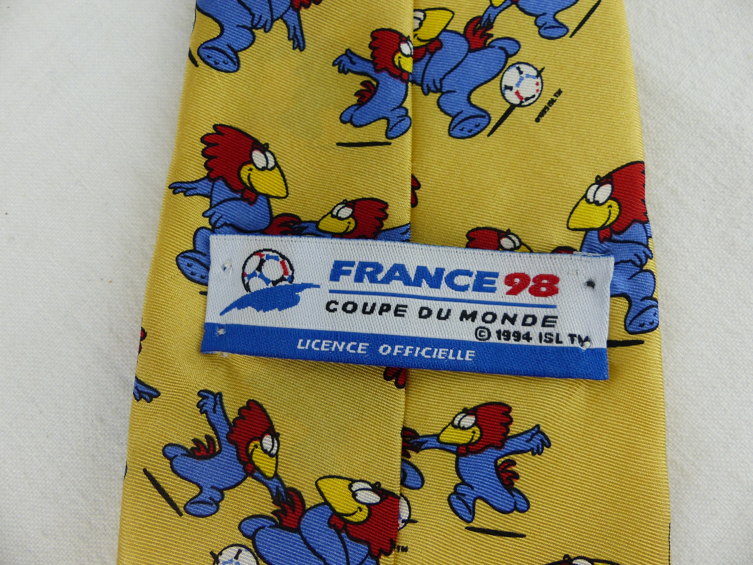Lot de 3 cravates collector officielles de la Fédération Française de Football en soie - Photo 6