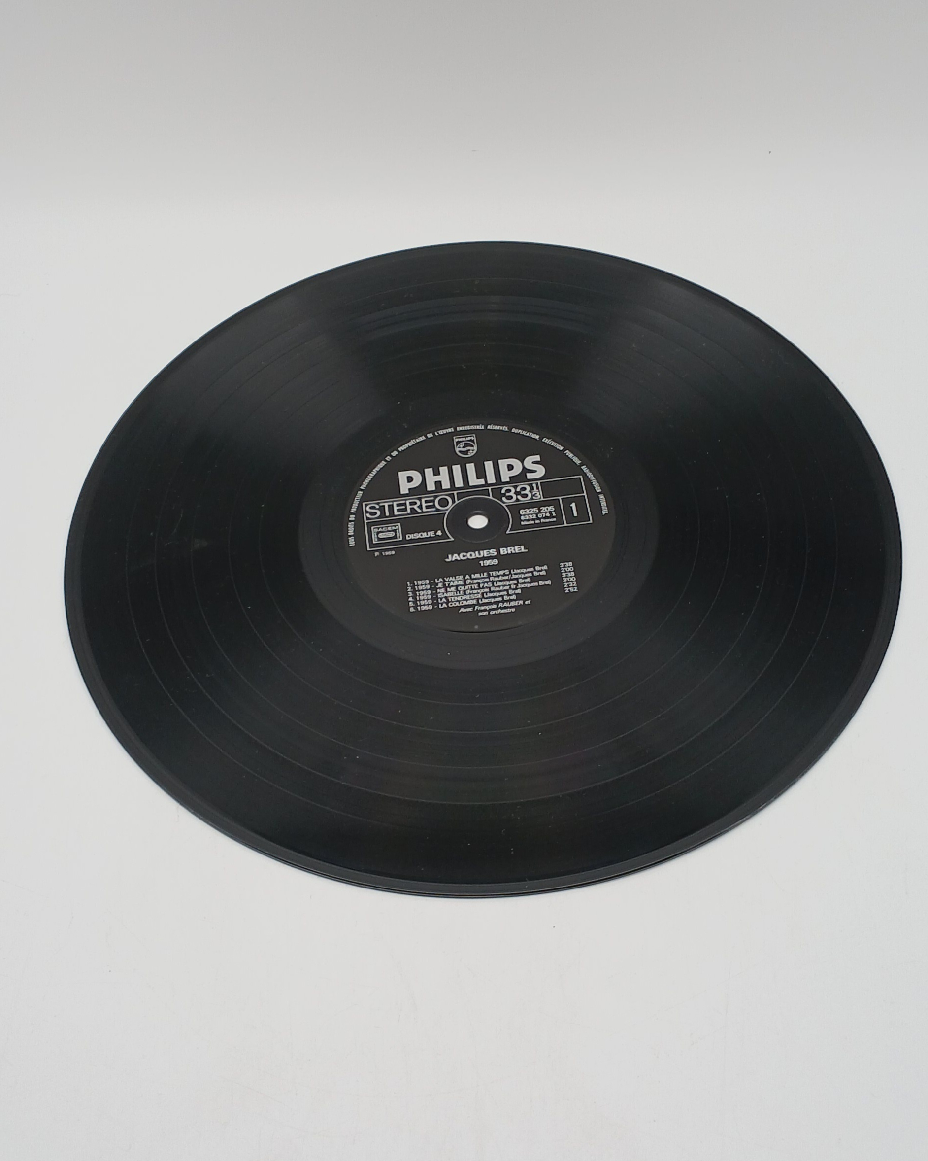 Vinyle 33 Tours (LP) - Jacques BREL L'intégrale de 1954 à 1962 Très bon état - Vue 9 - 