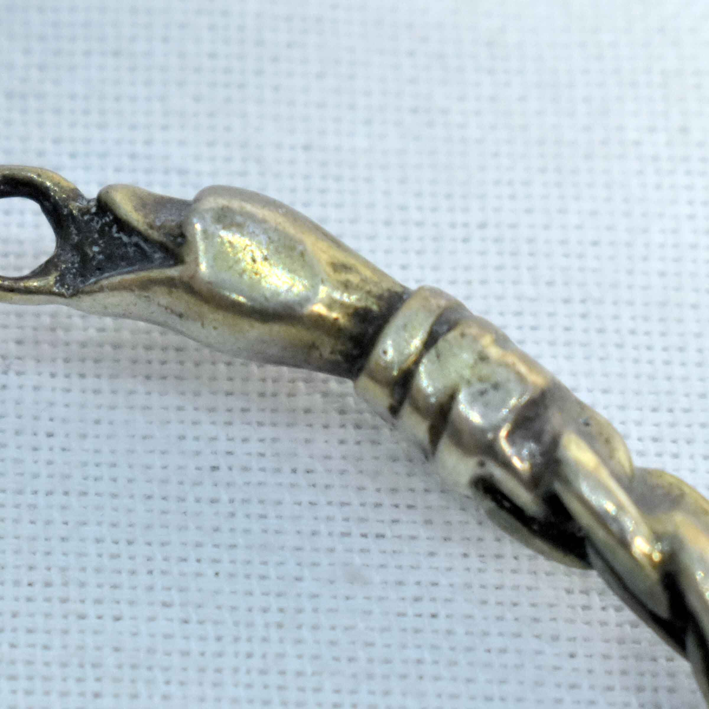 Lot de Bijoux Berbères Anciens - Pate de Verre & Métal Argenté Bon état - Vue 8 - 