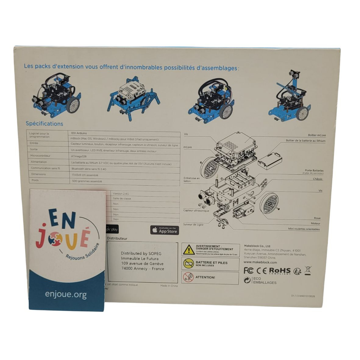 Jeu éducatif - Le Kit Robot Pédagogique - MBot - À partir de 14 ans. Comme neuf - Vue 3 - 