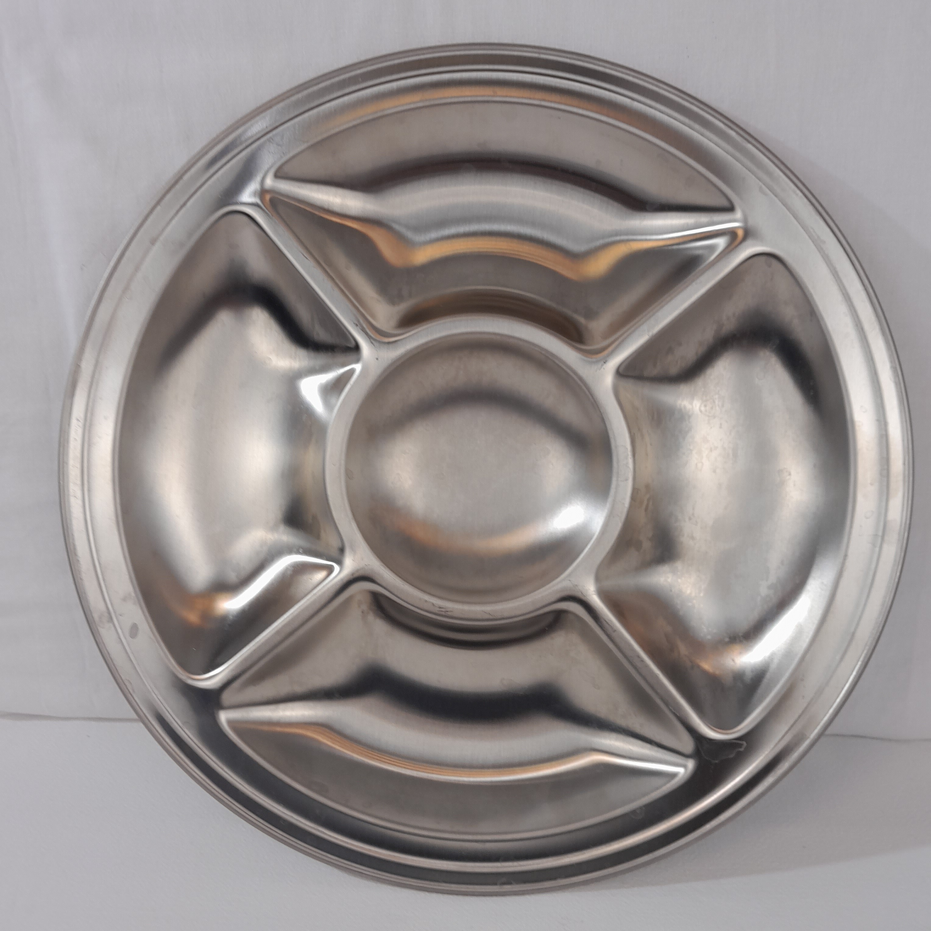 Grand plateau GUY DEGRENNE Orfèvre en inox Bon état - Vue 4 - 