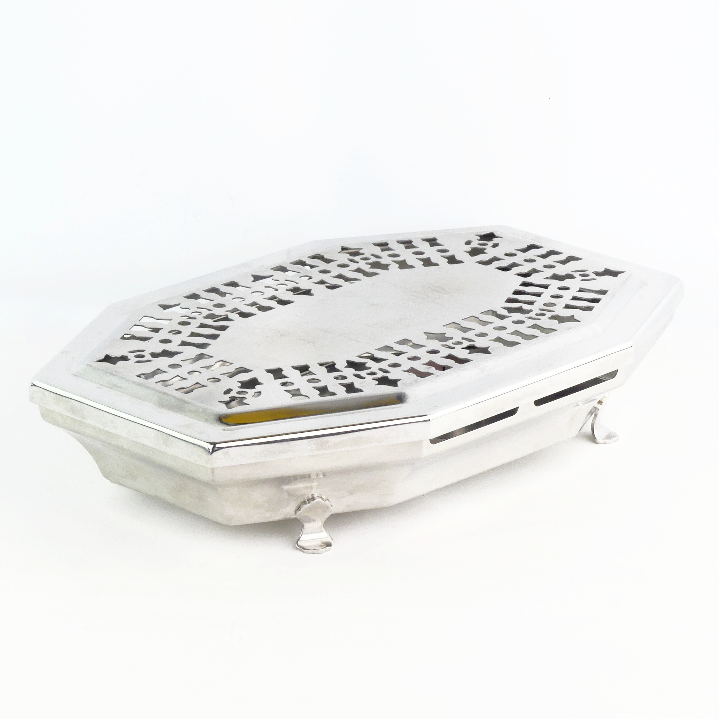 Chauffe plat octogonal en inox Jean Couzon - Photo 1