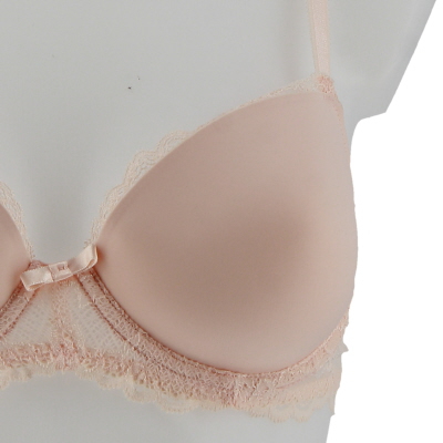  Soutien gorge rose avec armatures motif dentelle - femme- Etam- taille 95 B - Photo 2