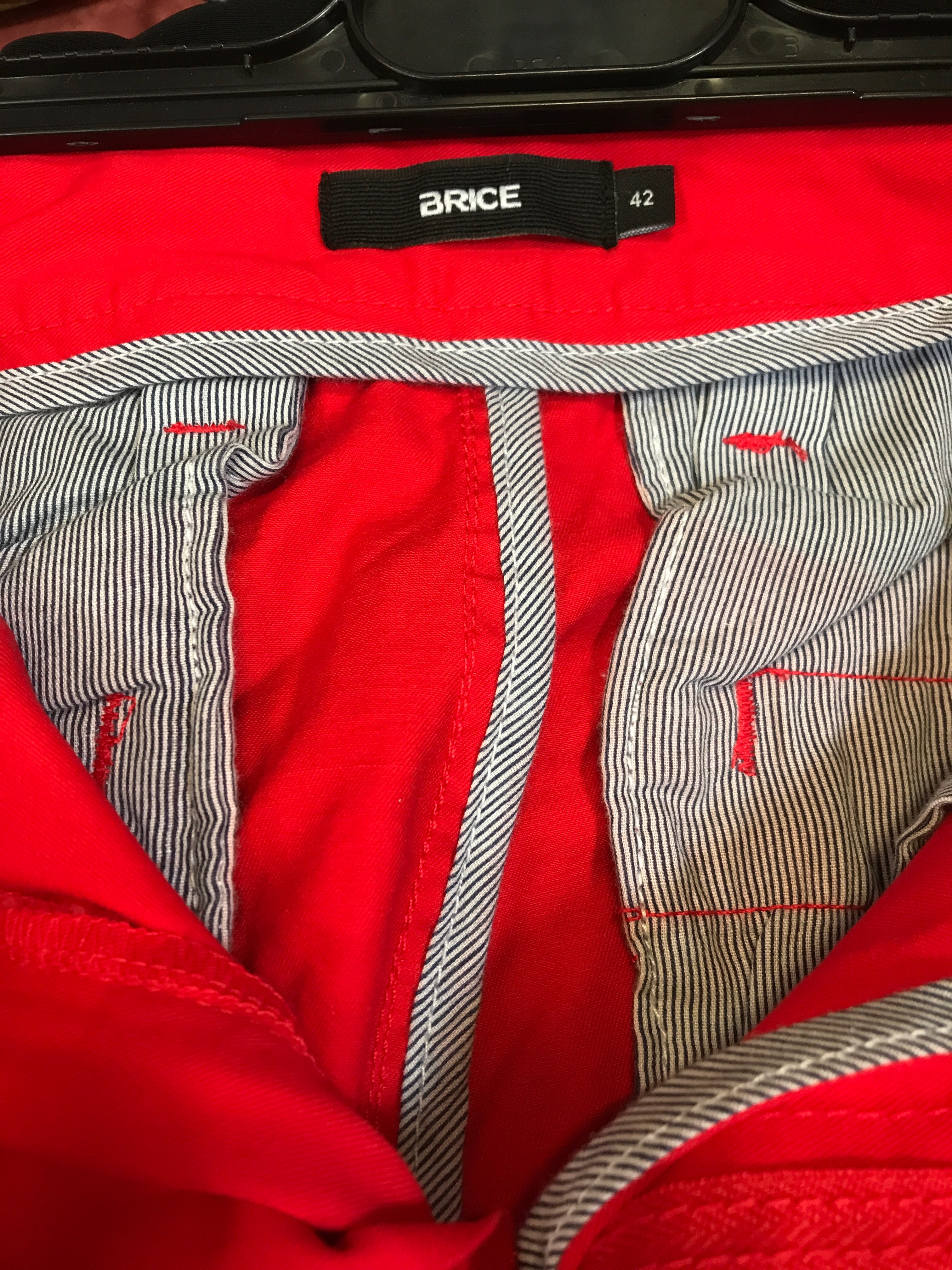 Bermuda homme rouge «Brice » T42 Très bon état - Vue 6 - 