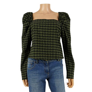 Blouse  carreaux - Taille M - H&M - Modalova