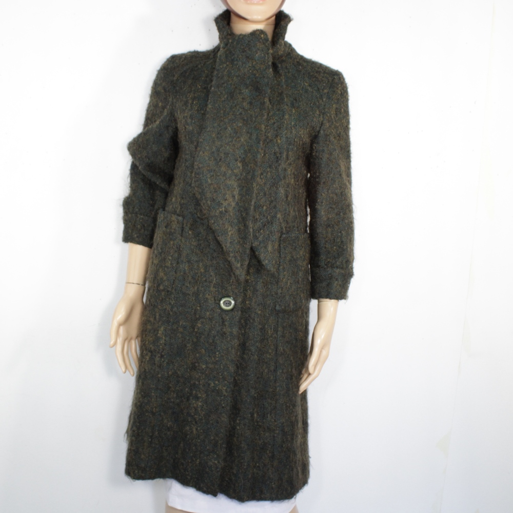 Manteau Femme Vintage Vert Anglais Bon état - Vue 3 - 