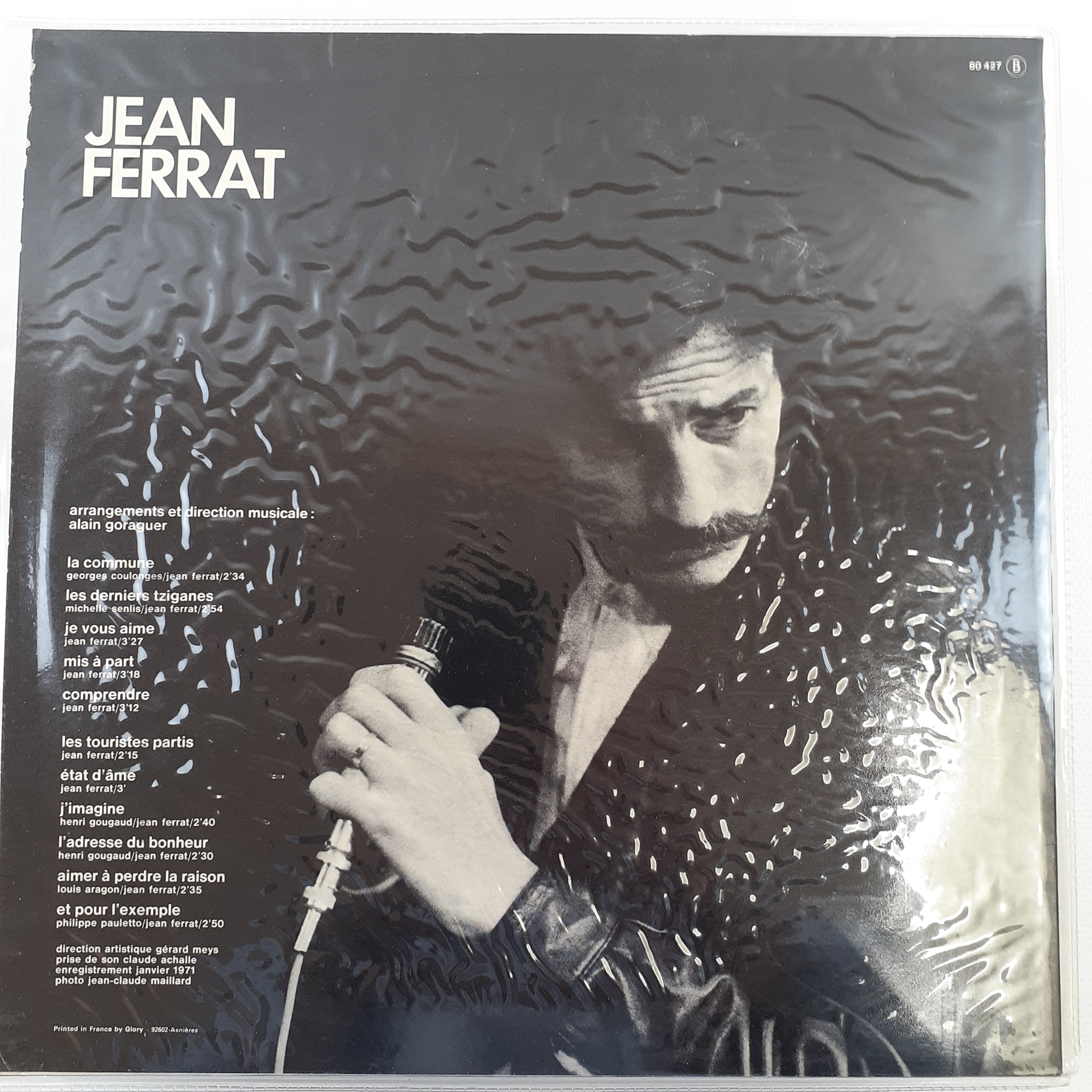 Voir photo 4 de Jean Ferrat - 1971 Jean Ferrat - 1971 Très bon état - Vue 4 -