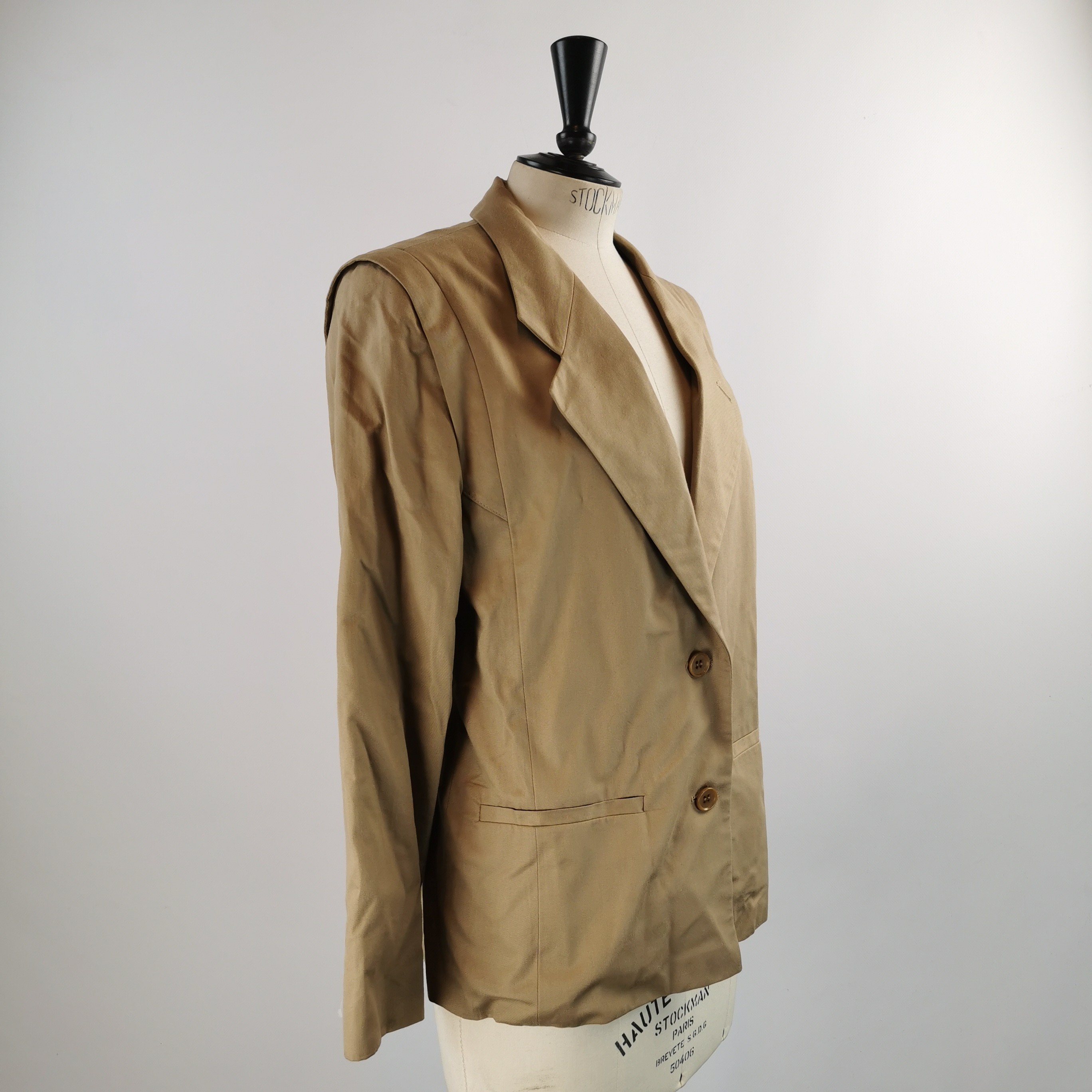 Blazer vintage MARNI 38 Beige classique à deux boutons Très bon état - Vue 3 - 