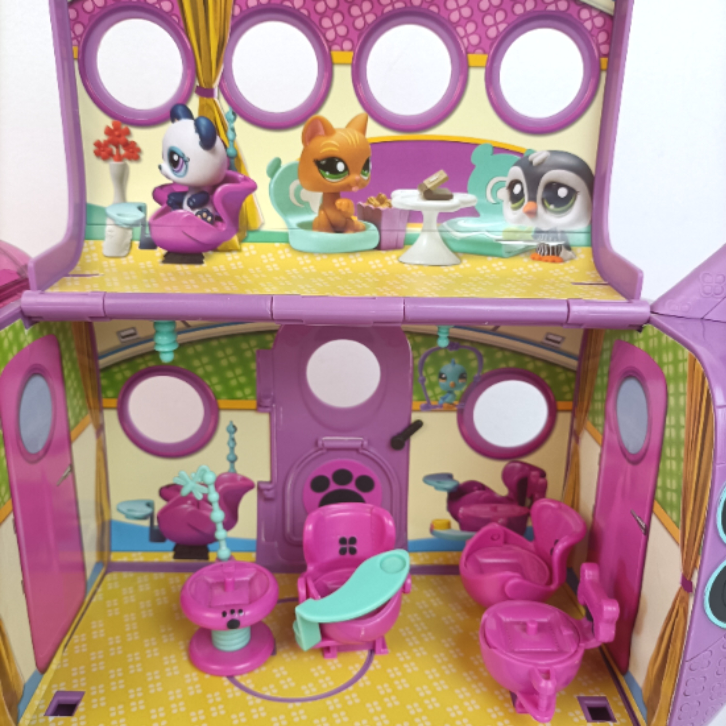 Avion Littlest Pet Shop + figurines - Bon état - Photo 5