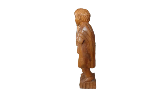 Statuette en bois - Homme Asiatique - Photo 1