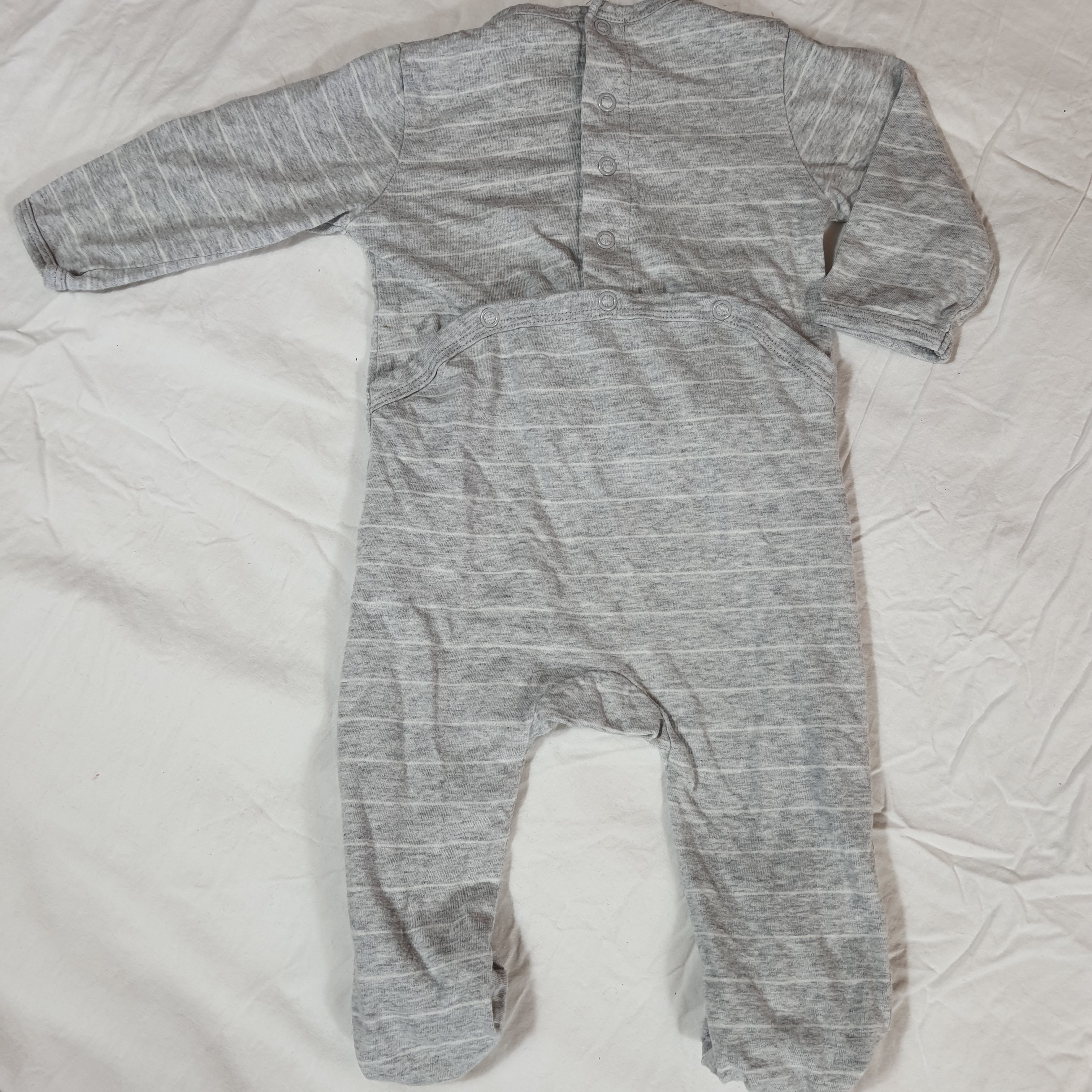 Pyjama d'été gris - Kiabi - 9 mois - Photo 1