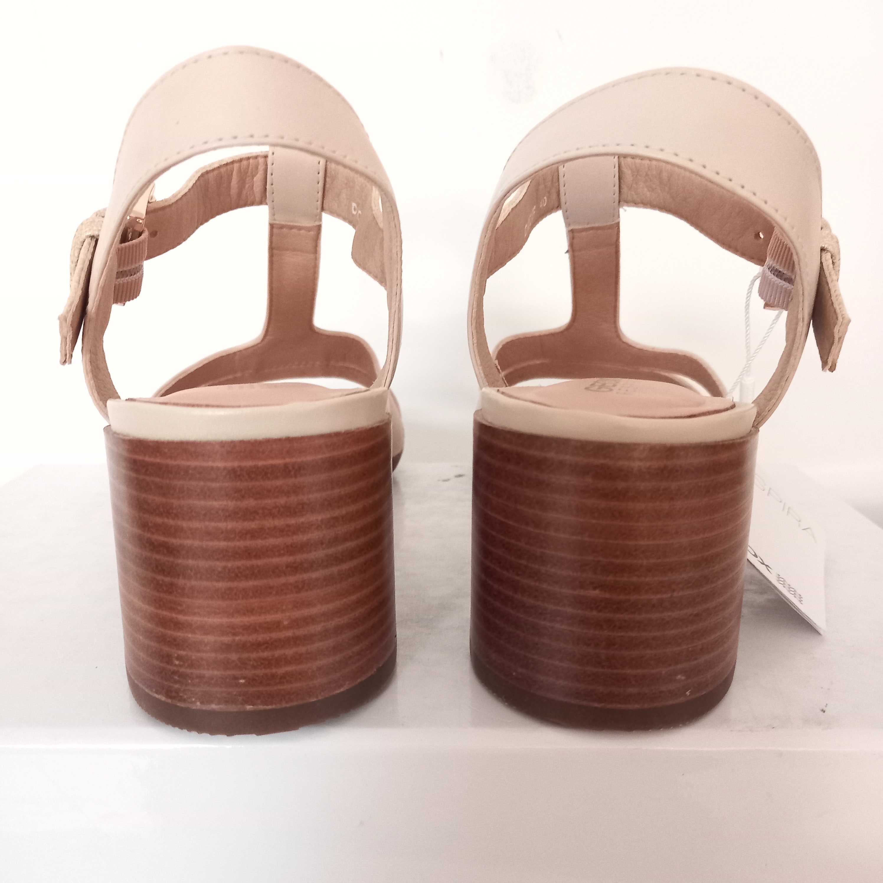 Sandale femme à talon beige Géox Pointure 40 - Photo 2