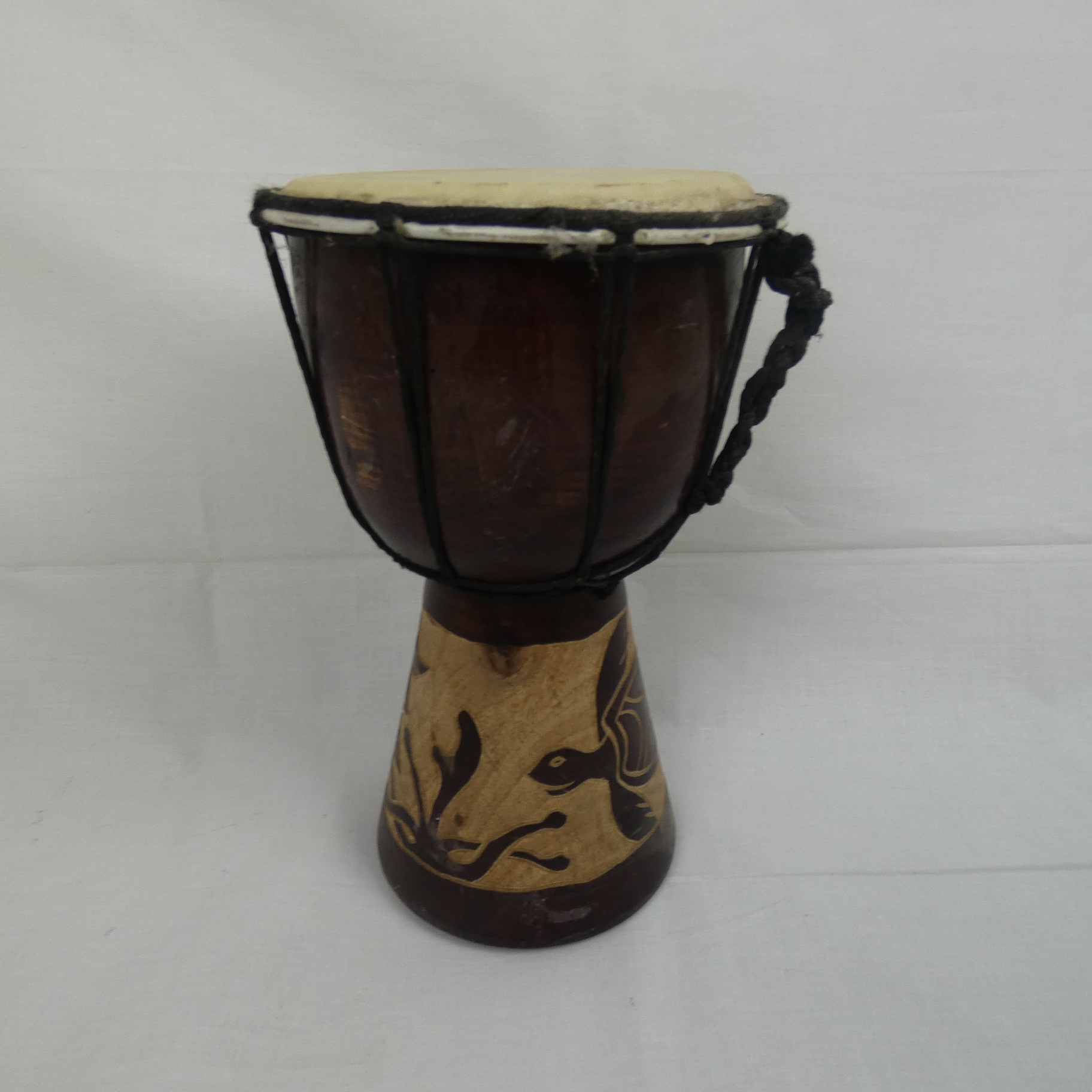 Petit Djembé En Bois Pour Enfant - Photo 3