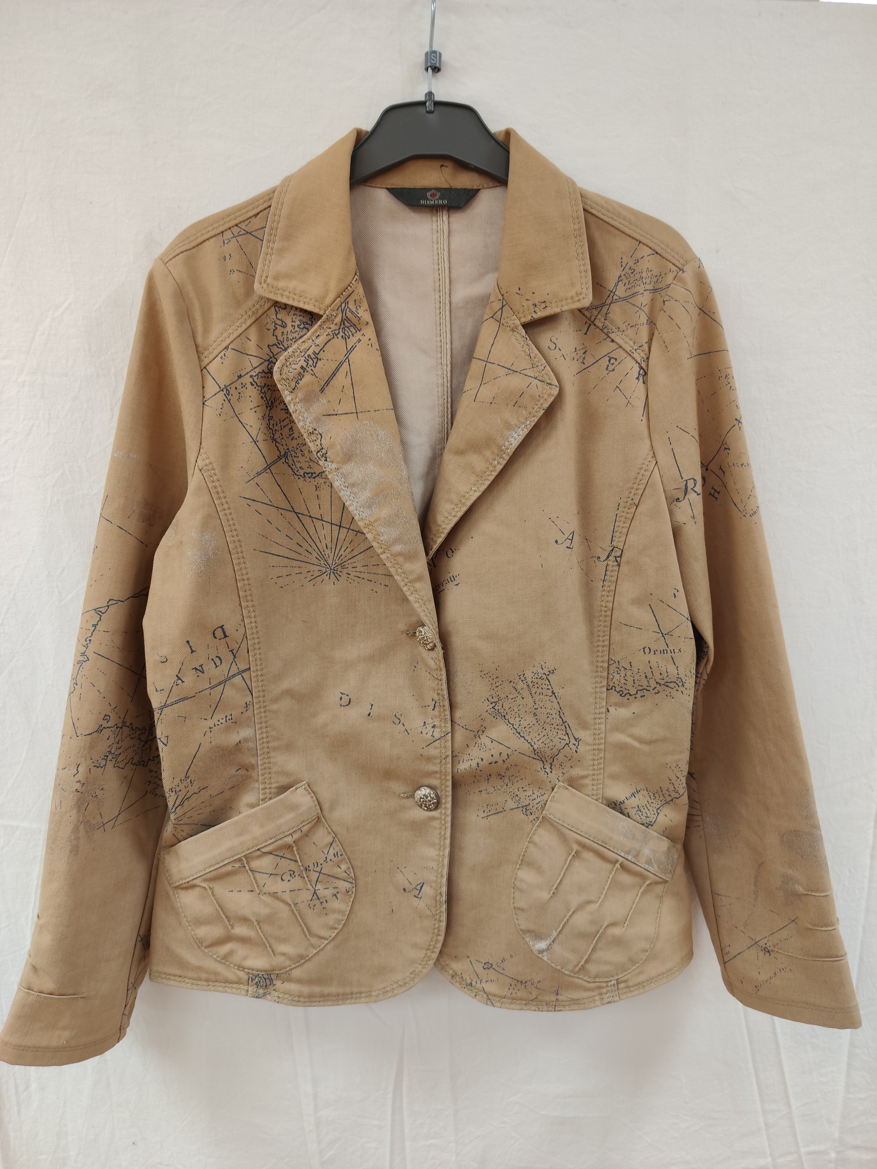 Veste de tailleur / Blazer ajusté style "Saharienne" urbaine Taille 40 Très bon état - Vue 15 - 